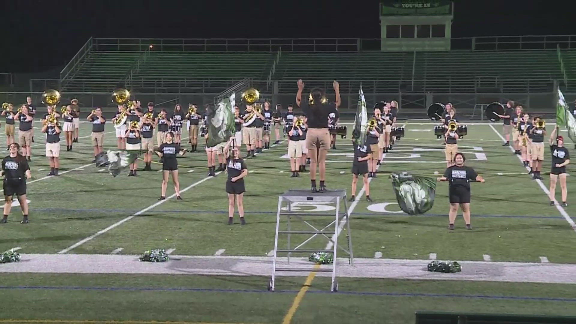 Here's a moment with the Strongsville High School marching band for Friday Football Fever.