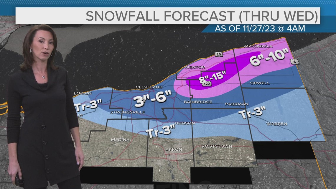 Cleveland Weather: Tracking Lake Effect Snow In Northeast Ohio | Wkyc.com