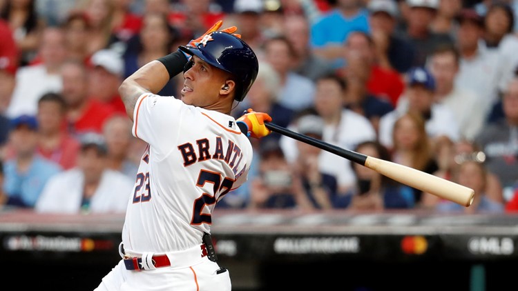 Michael Brantley hits RBI double in MLB 