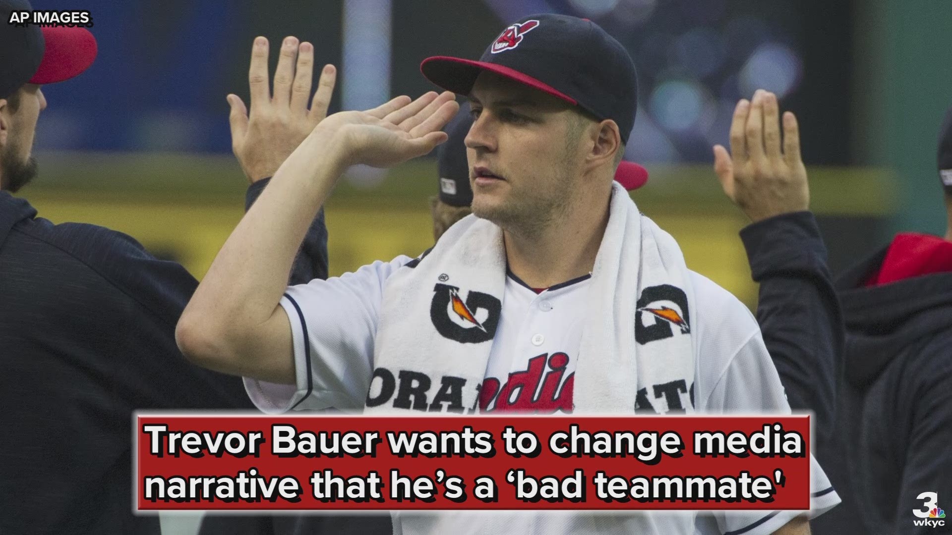 Cleveland Indians starting pitcher Trevor Bauer wants to change the media narrative that he’s a ‘bad teammate.’