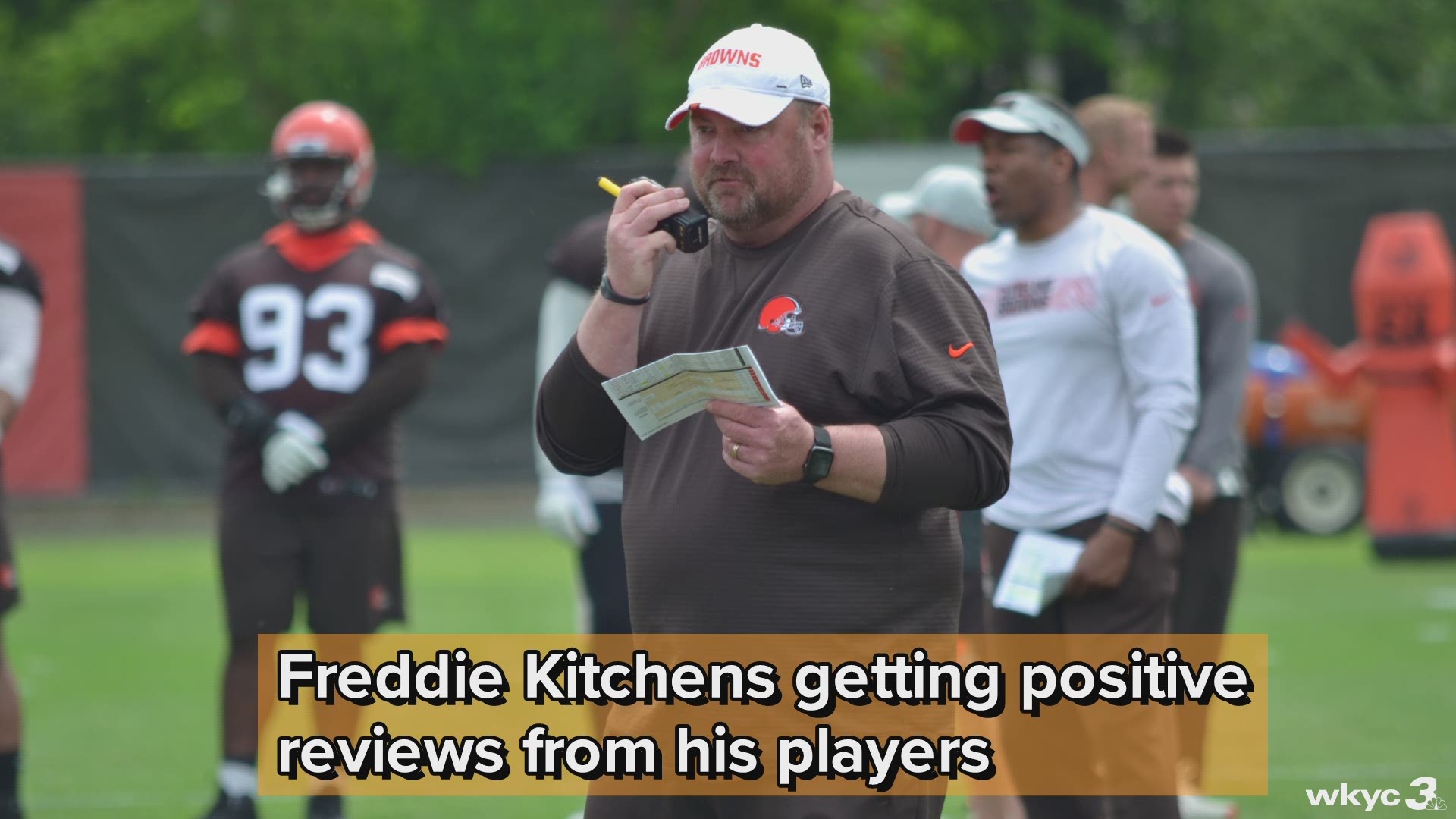 Offensive lineman Joel Bitonio believes Freddie Kitchens is a genuine leader for the Cleveland Browns.