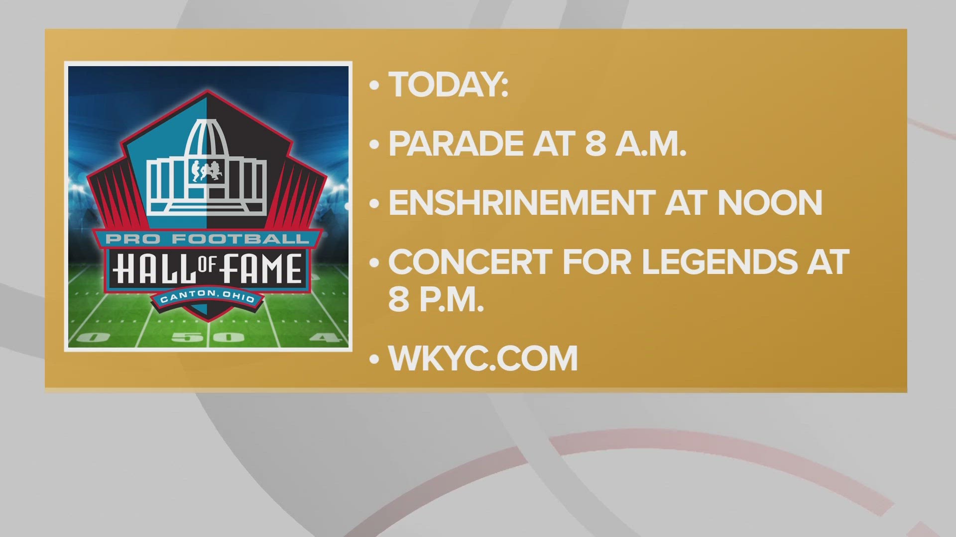 On Saturday morning, the Canton Repository Grand Parade is taking place at 8 a.m.