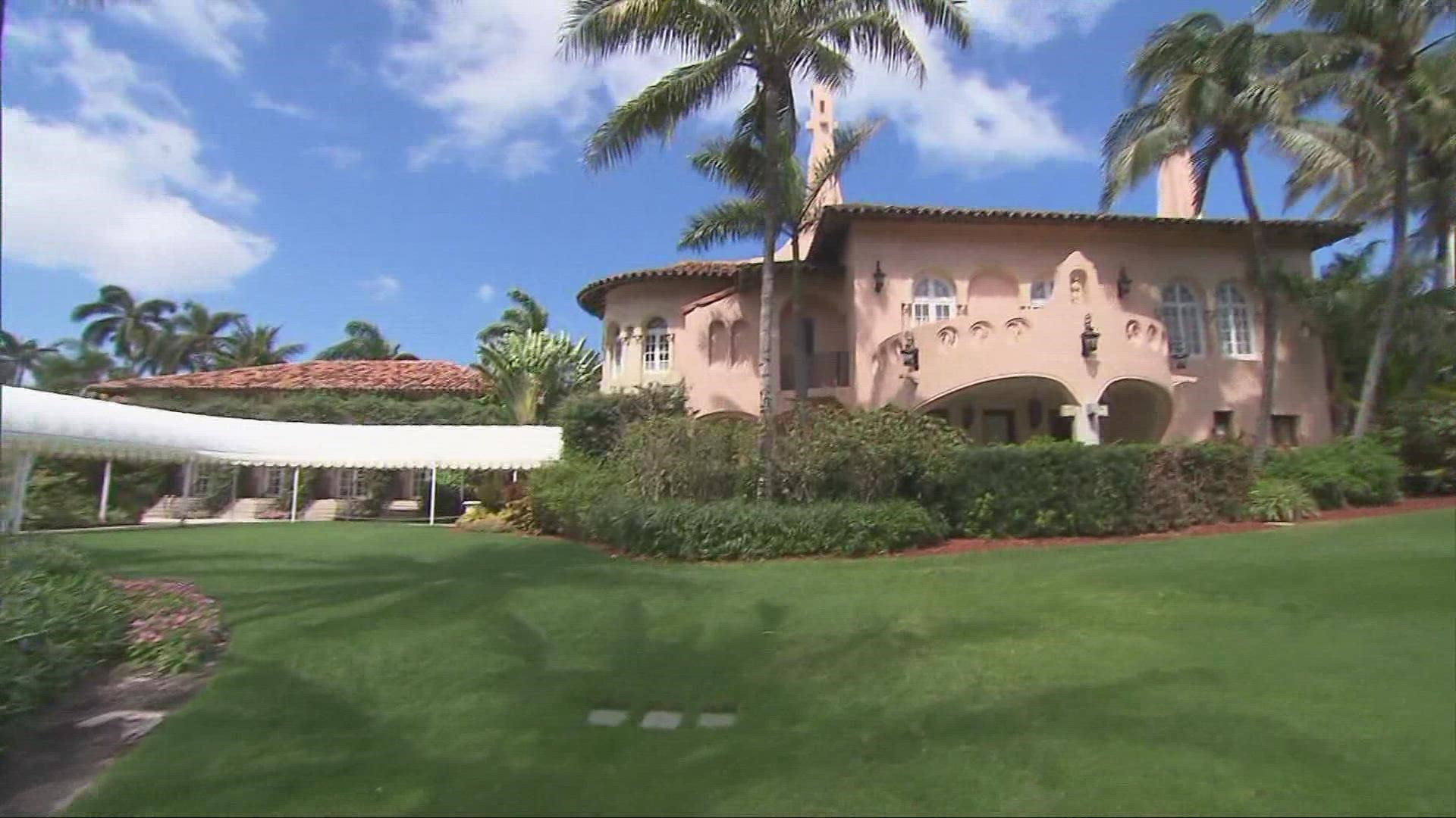 An AP source said the search was related to a probe of whether Trump had taken classified records from his White House tenure to his Florida estate.