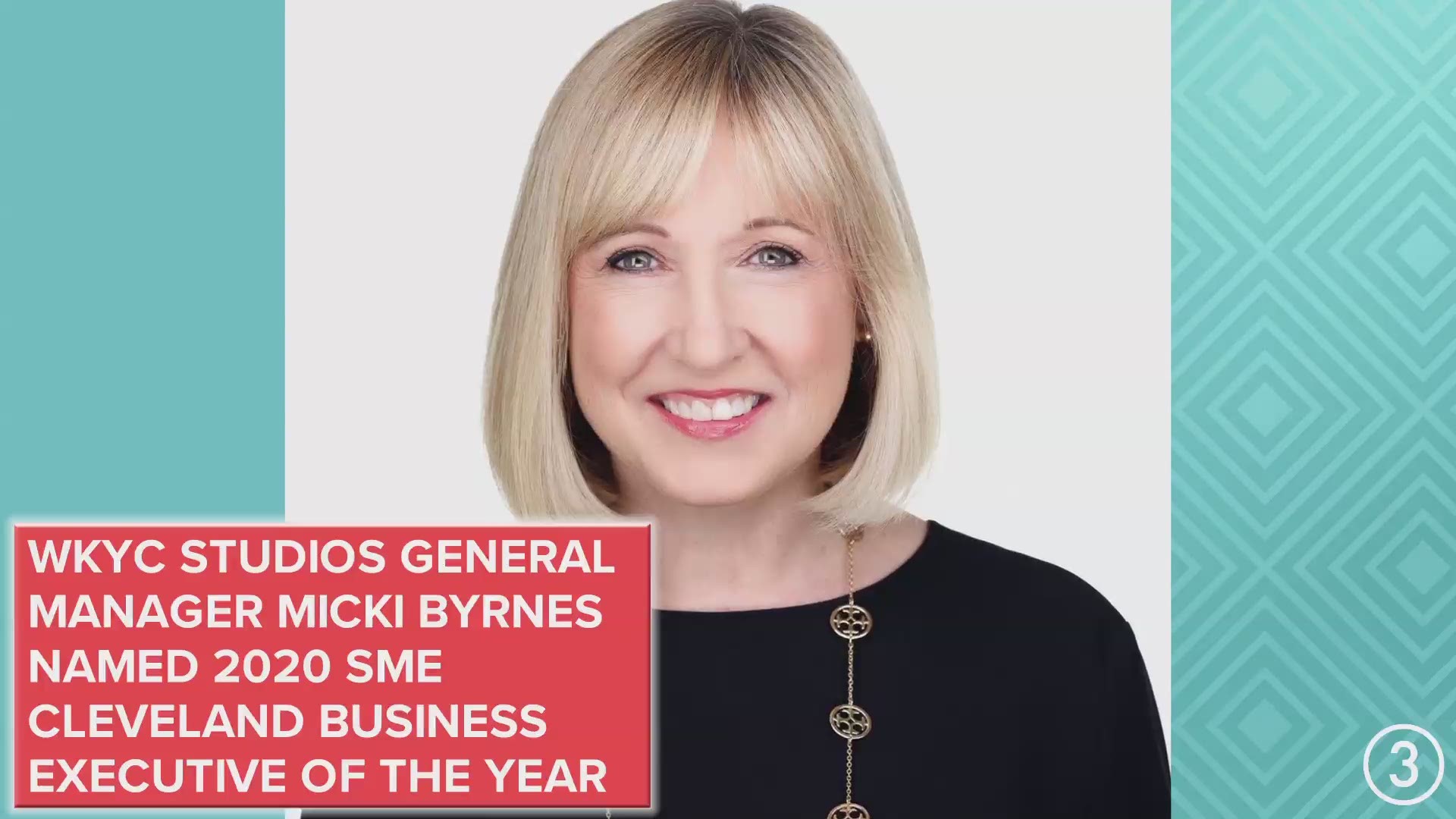 Micki Byrnes named 2020 SME Cleveland Business Executive of the year.  Congratulations, Micki!