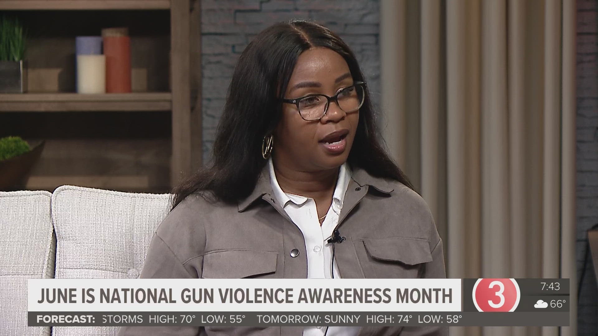 Myesha Watkins, the executive director at the Cleveland Peacemakers Alliance, joined 3News' Danita Harris during the GO! morning show. 