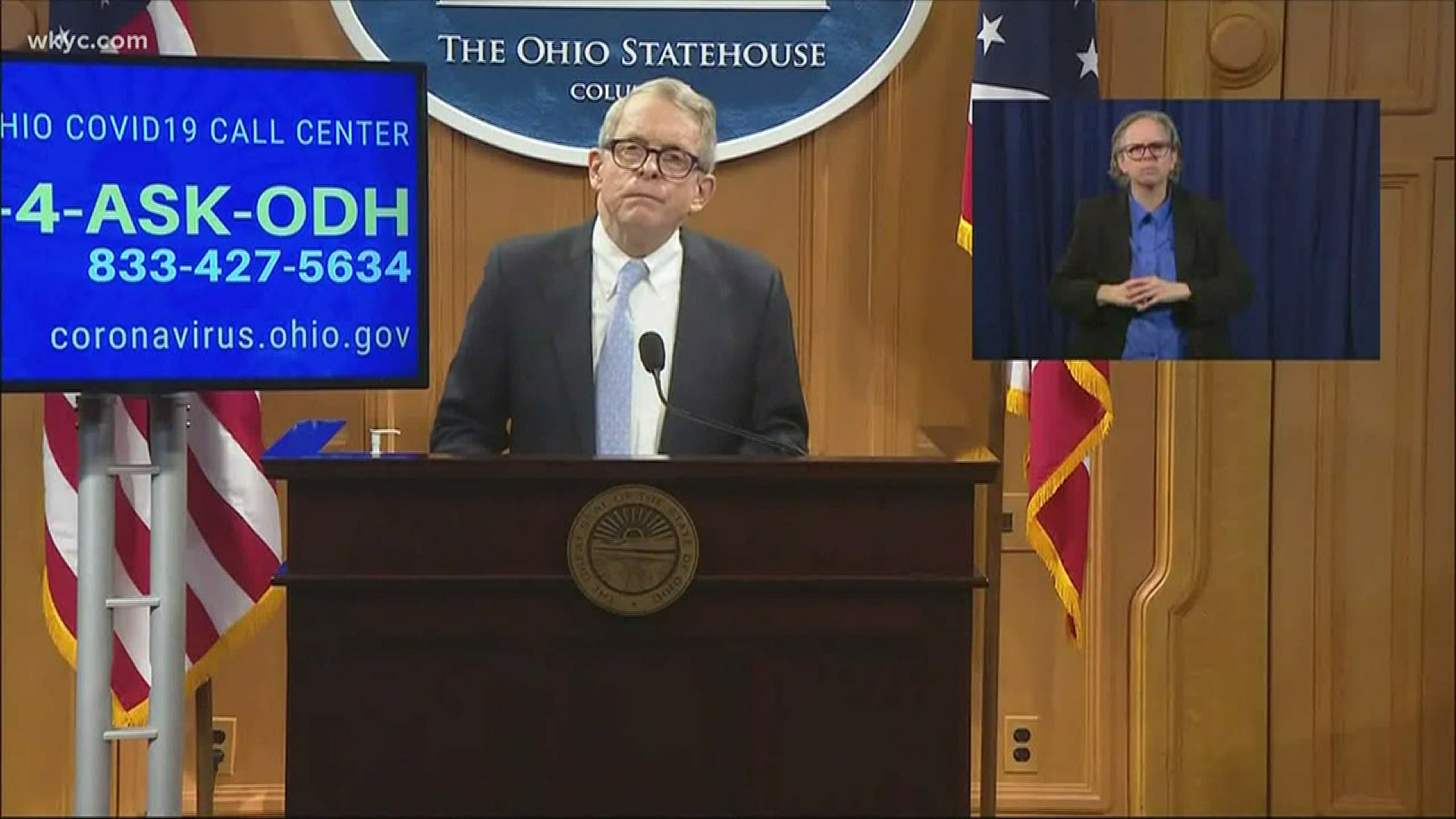 On Thursday, Ohio Governor Mike DeWine said that the state is at the 'end of the beginning' of its fight with the coronavirus. Monica Robins reports.