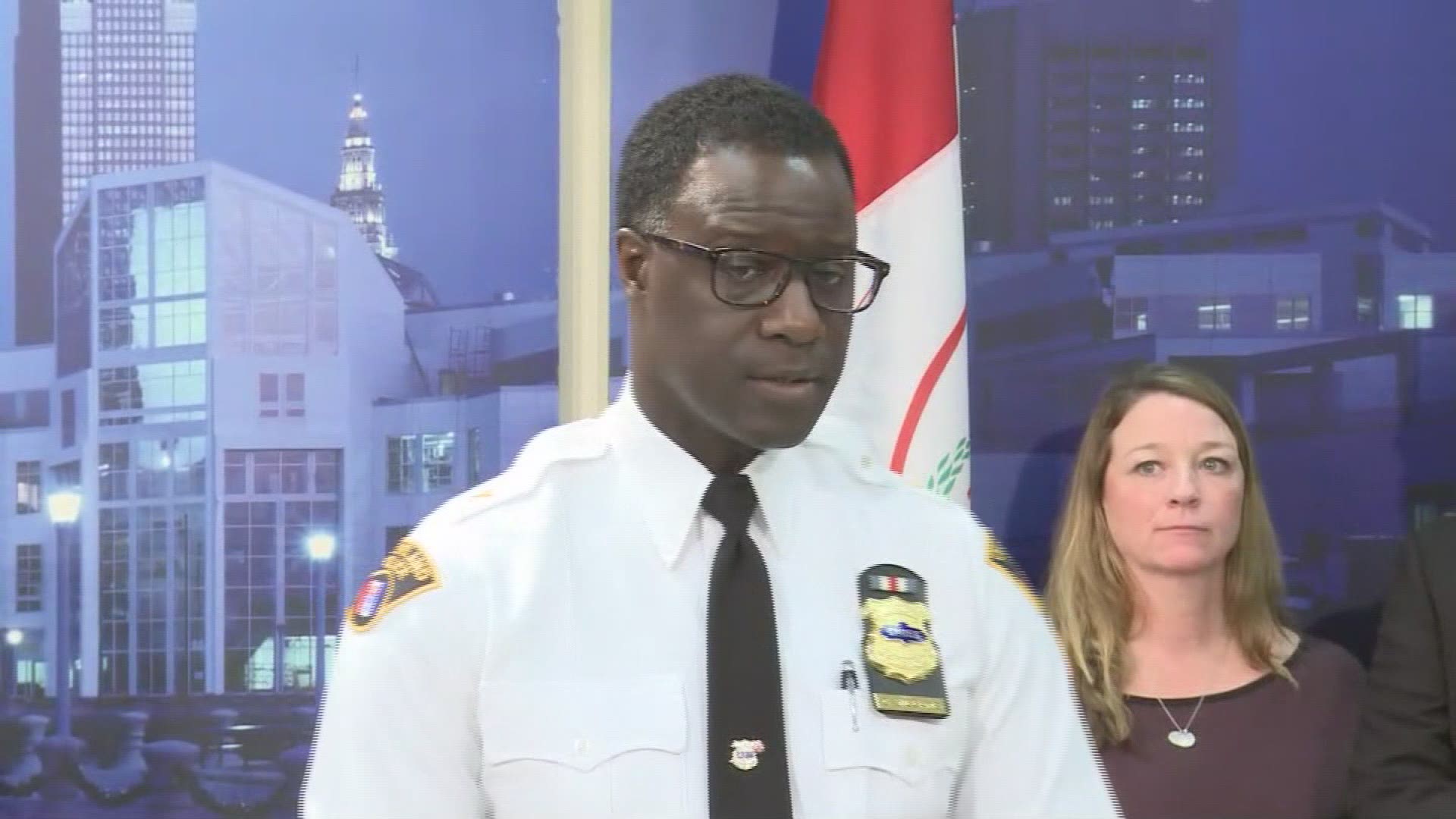Cleveland police Chief Calvin Williams explains why the department waited to alert the public on a rape suspect.