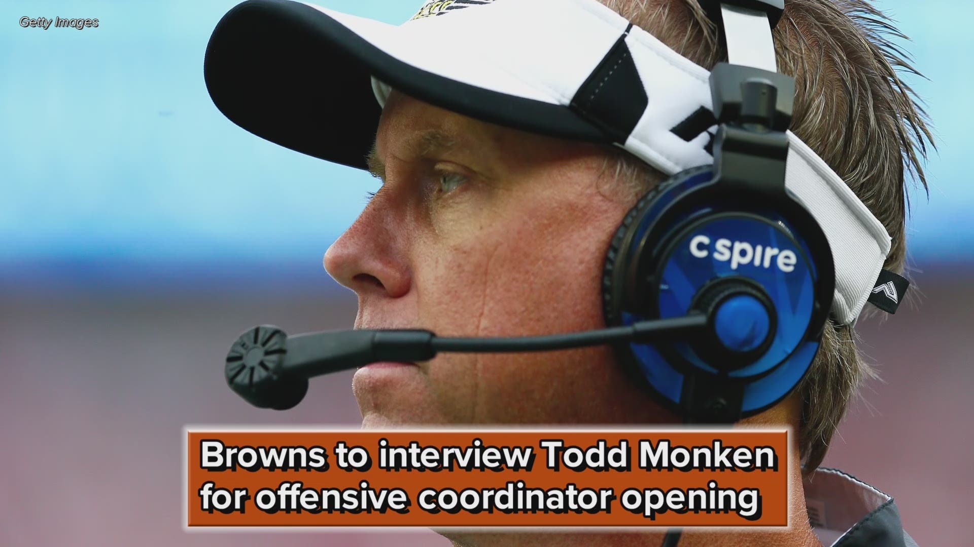 The Cleveland Browns are expected to interview former Tampa Bay assistant coach Todd Monken for their vacant offensive coordinator position.