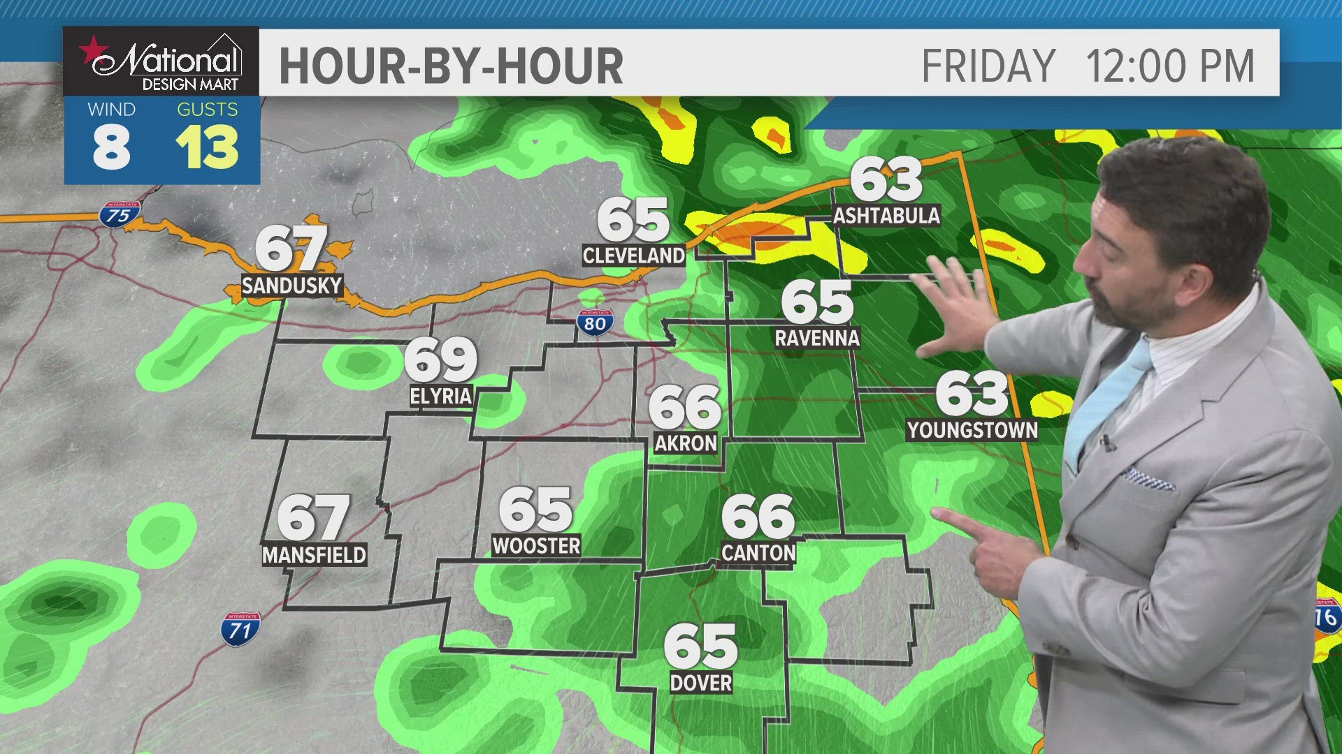 We're tracking some rain today. 3News' Matt Wintz has the hour-by-hour details in his morning weather forecast for Friday, May 17, 2024.