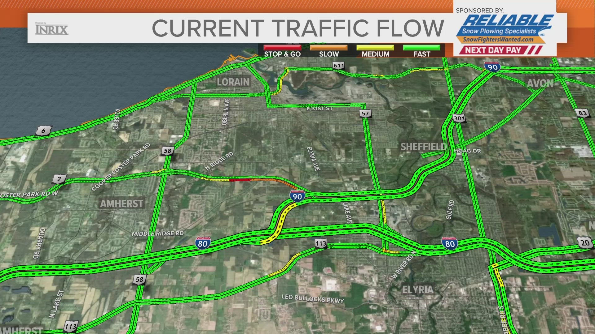 We have an early morning traffic alert for drivers in Lorain County.