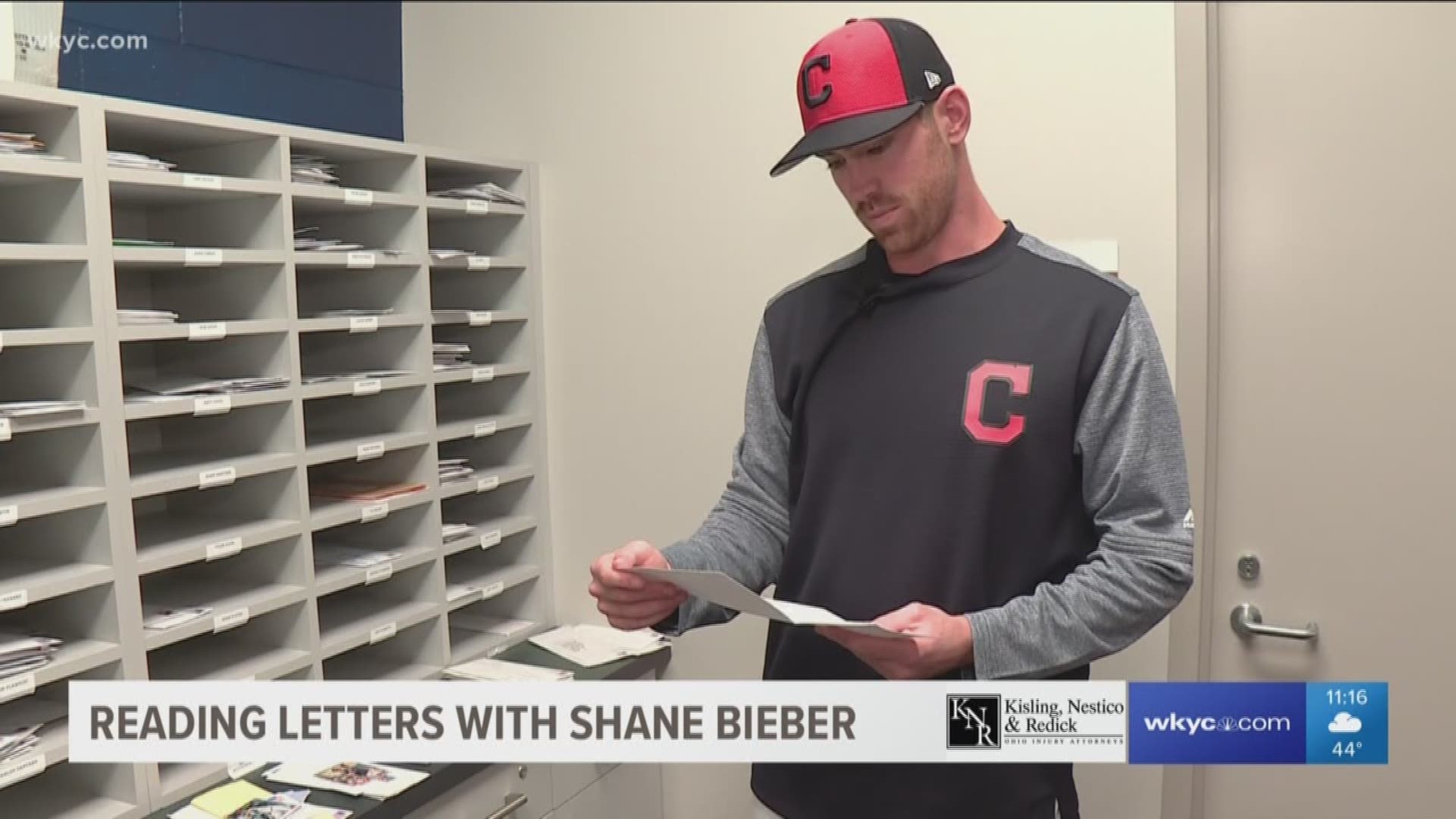 While at spring training in Arizona, Tribe pitcher Shane Bieber took the time to share some of his fan mail with us.