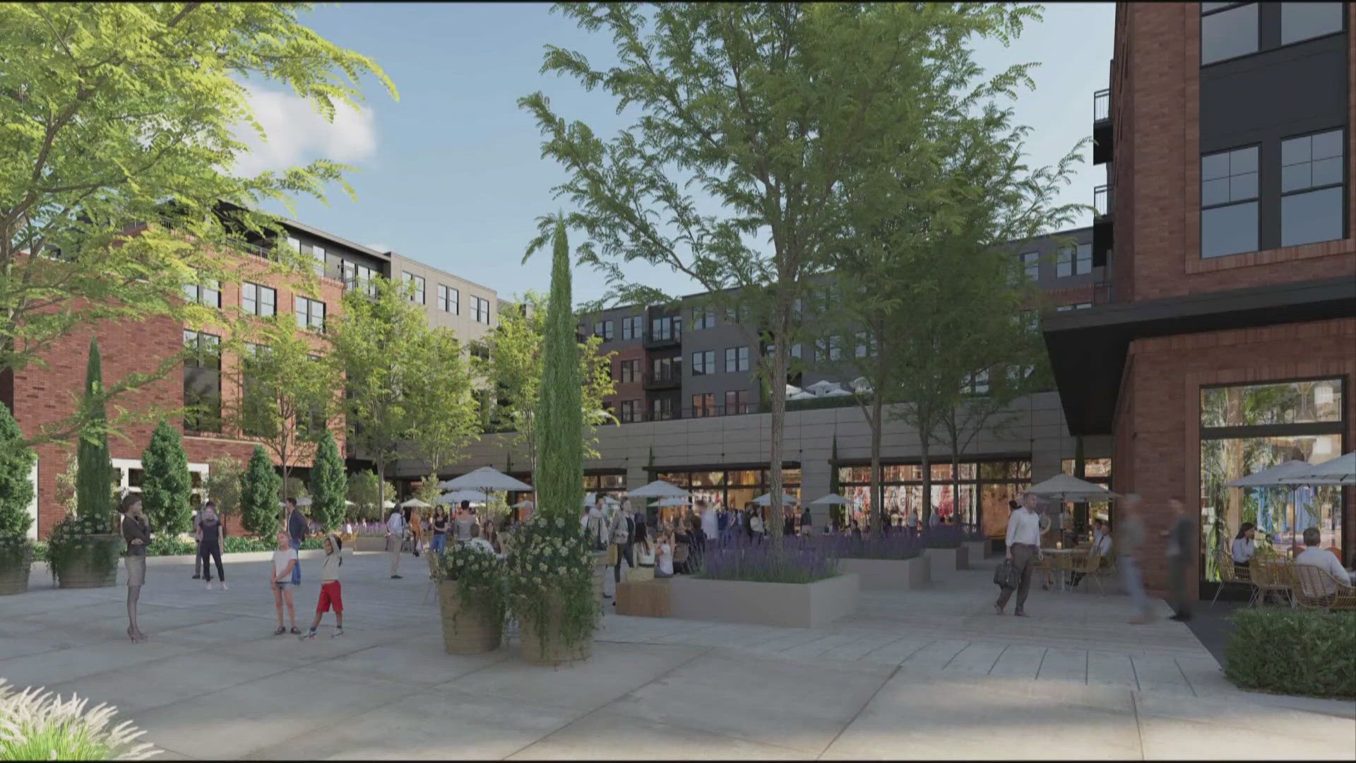 Plans call for the six-acre parcel of land to be redeveloped into residential units, retail space, a parking garage, and green space.