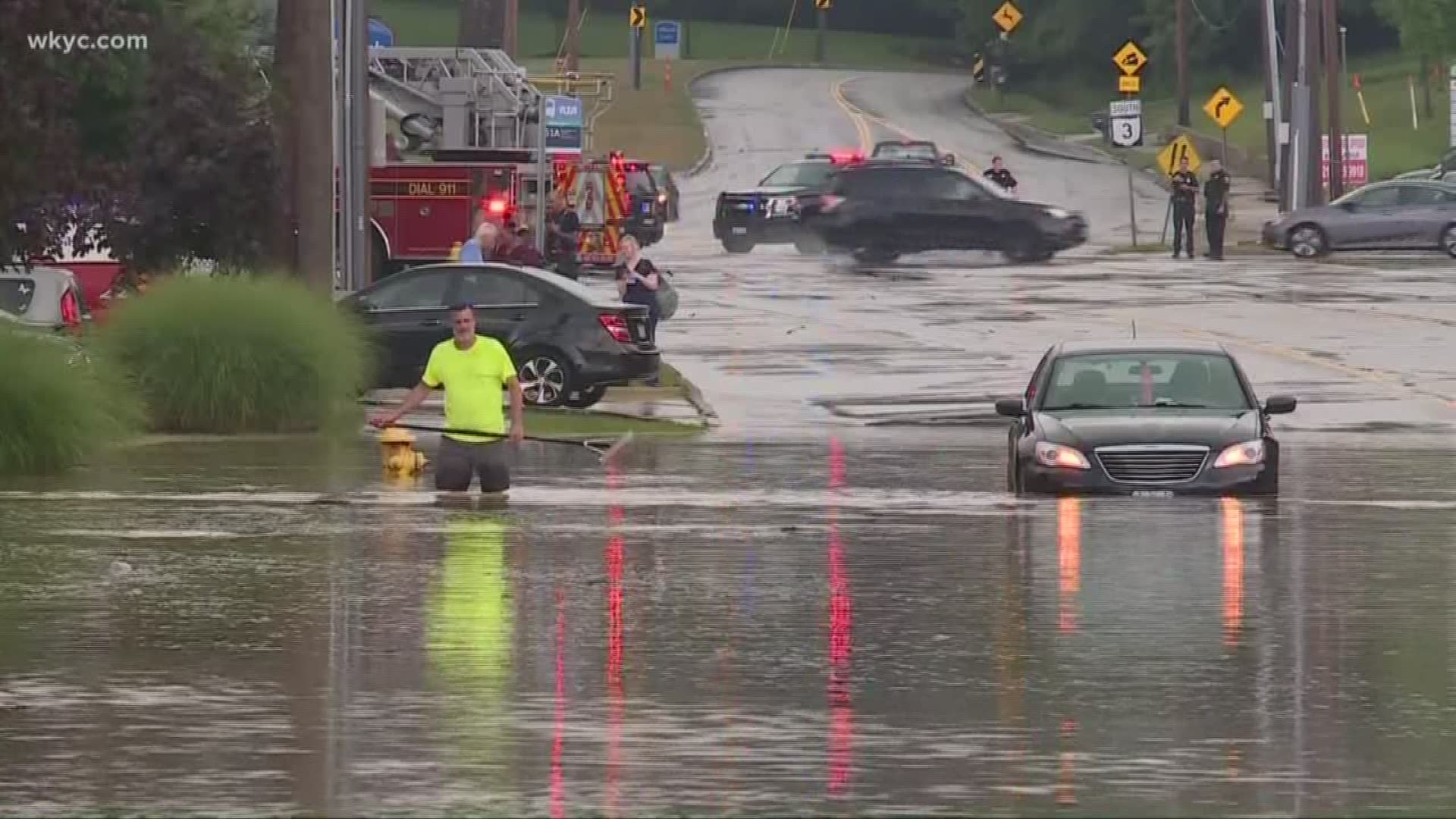 Parma hit by flash flooding