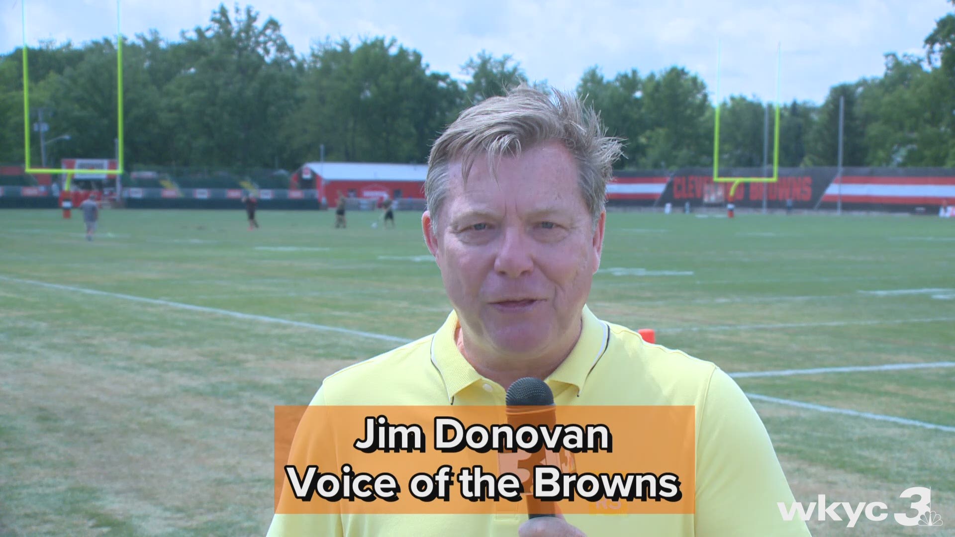 Jim Donovan recaps day 7 of Cleveland Browns Training Camp from Berea.  Rookie Greedy Williams had another big day in the secondary for the Browns.