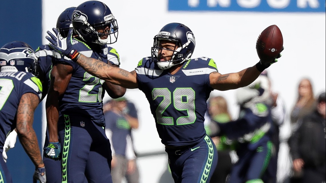 Seattle Seahawks' free safety Earl Thomas (29) and cornerback