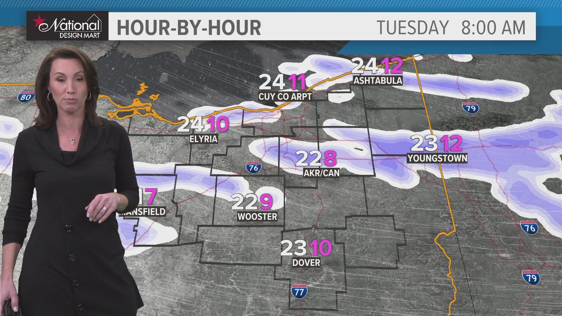 Here are real-time updates as we track lake effect snow and the weather impacts across the region.