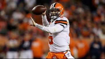 Watch Browns Qb Baker Mayfield Hof Rb Jim Brown Featured