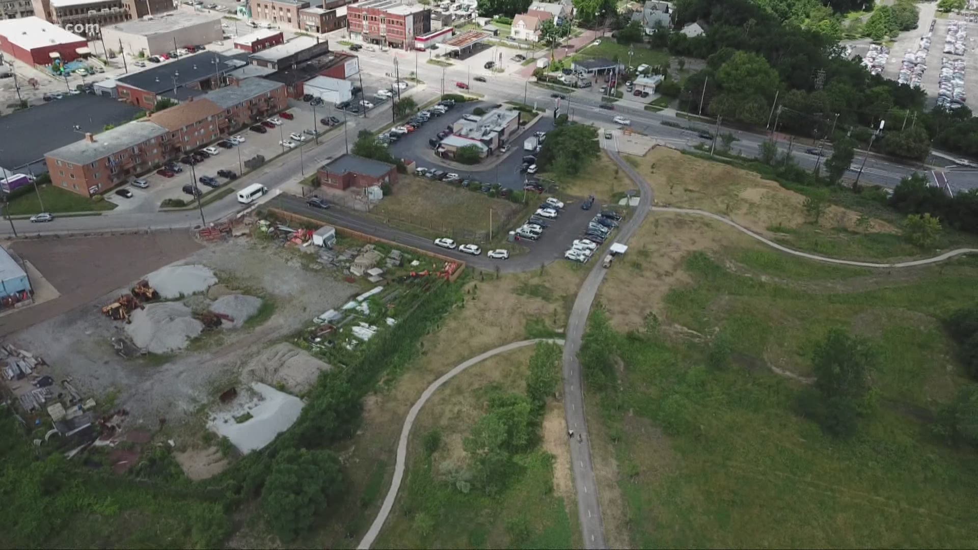 It was once a dumping group for construction materials and waste. Brighton Park is now part of the Cleveland Metroparks Brookside Reservation.