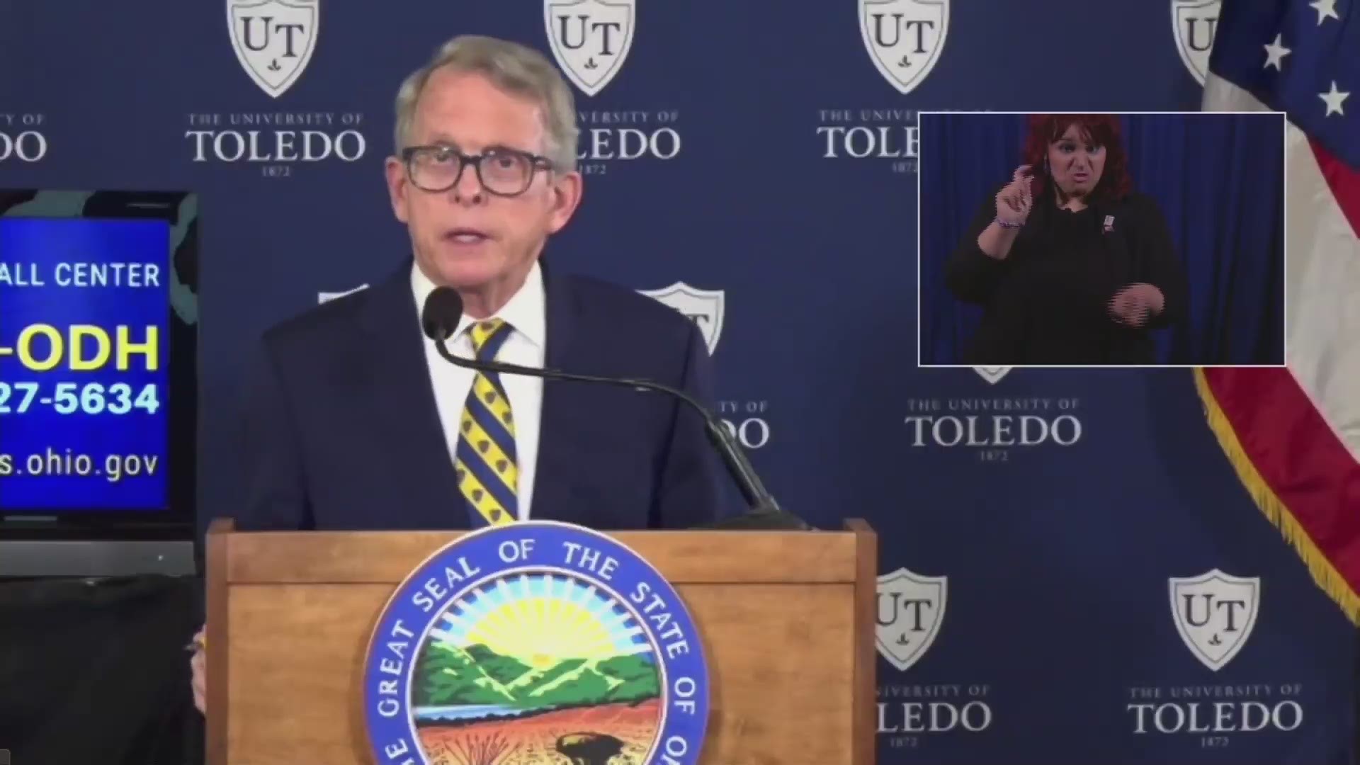 Governor DeWine says the key ingredient to everything is the vaccine. "Our ticket to a good summer is the vaccine."