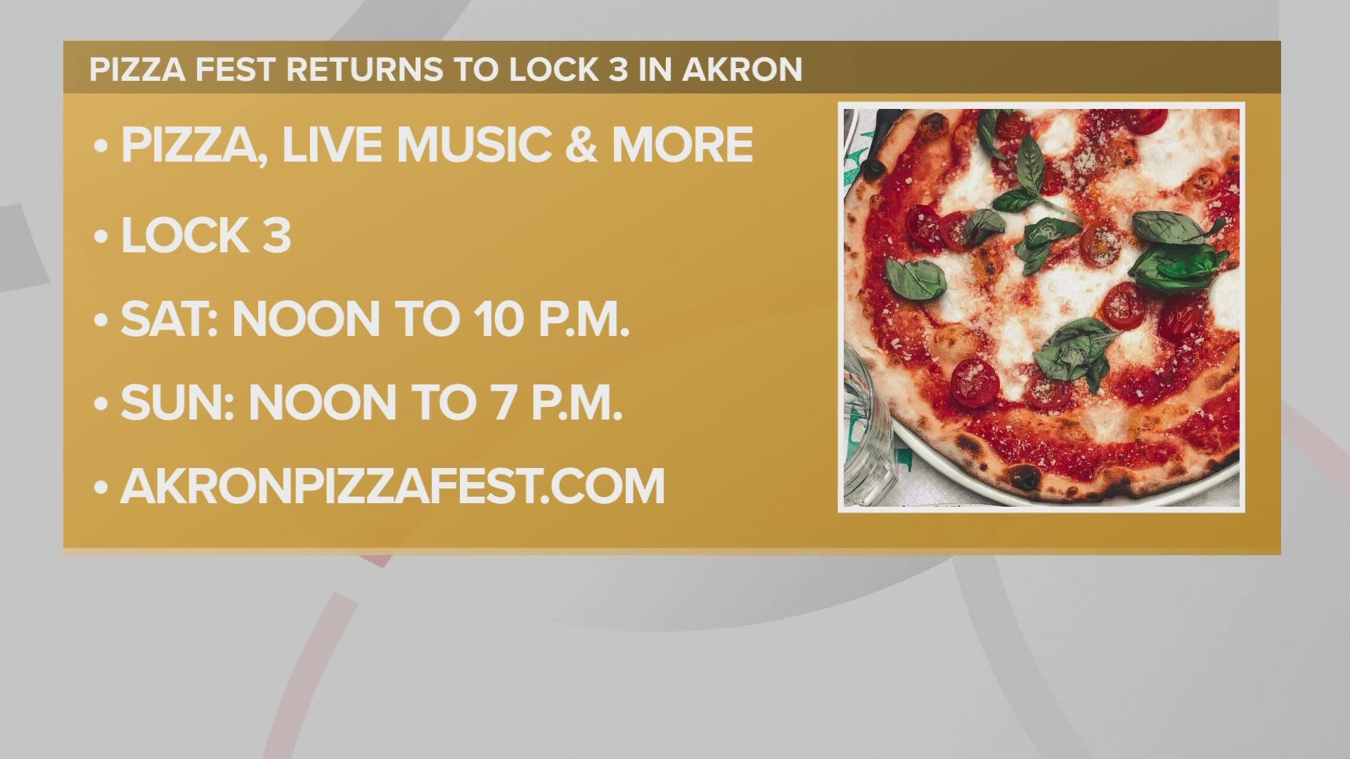 3News' Kierra Cotton visited the Akron Pizza Festival.