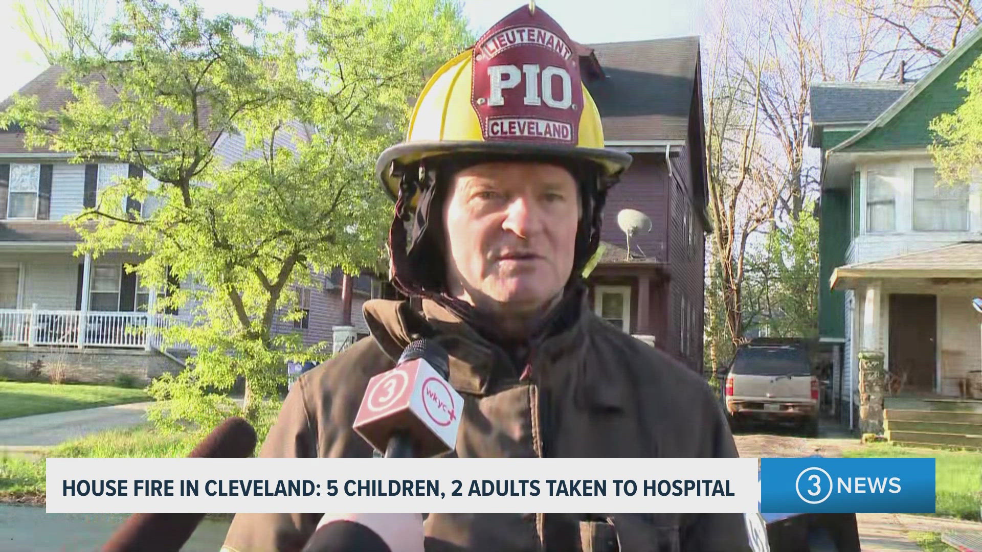 Multiple children taken to hospital after house fire in Cleveland ...
