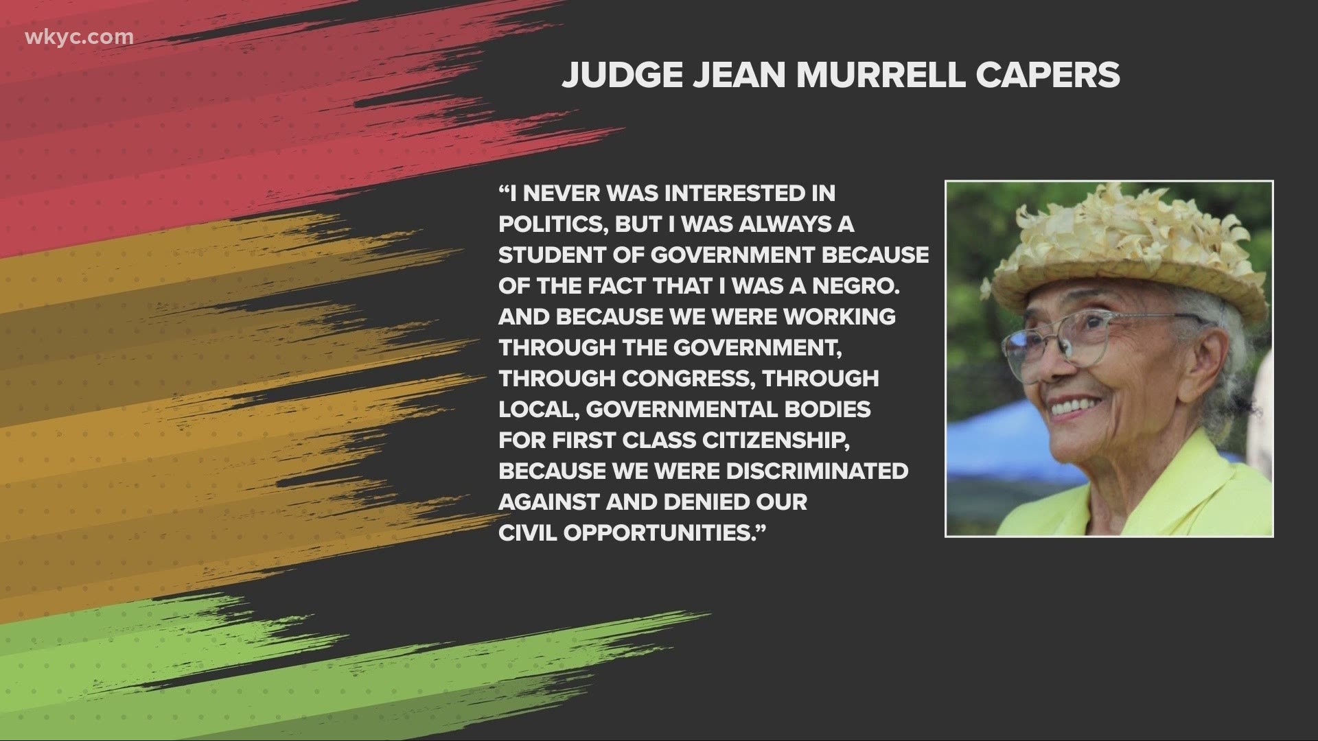 Feb. 2, 2021: In today's Black History Moment, we honor Judge Jean Murrell Capers, a trailblazer in Cleveland politics and the field of law.