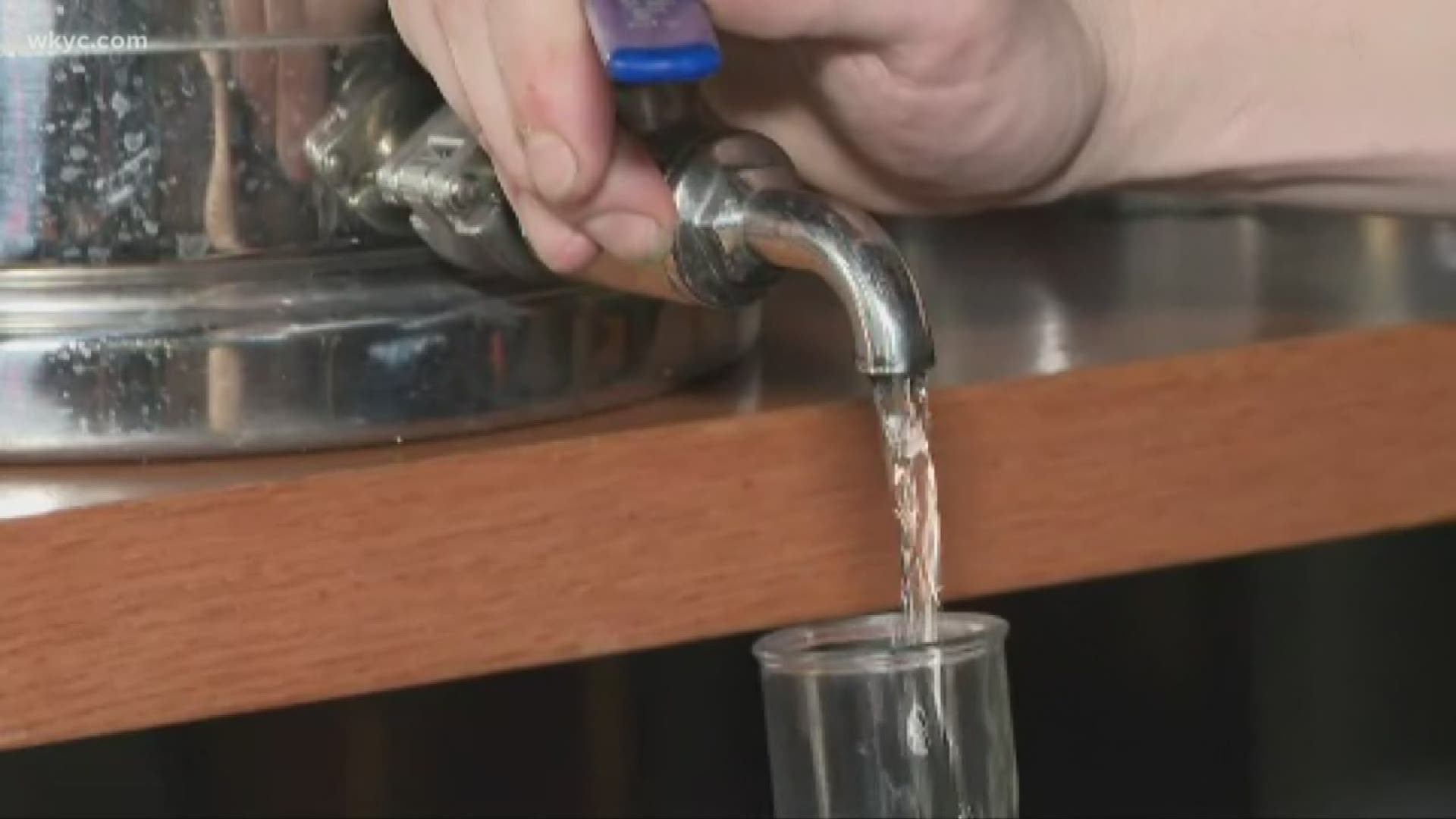 March 26, 2020: With hand sanitizer in short supply across the country, Western Reserve Distillers in Lakewood is stepping up to help make some.