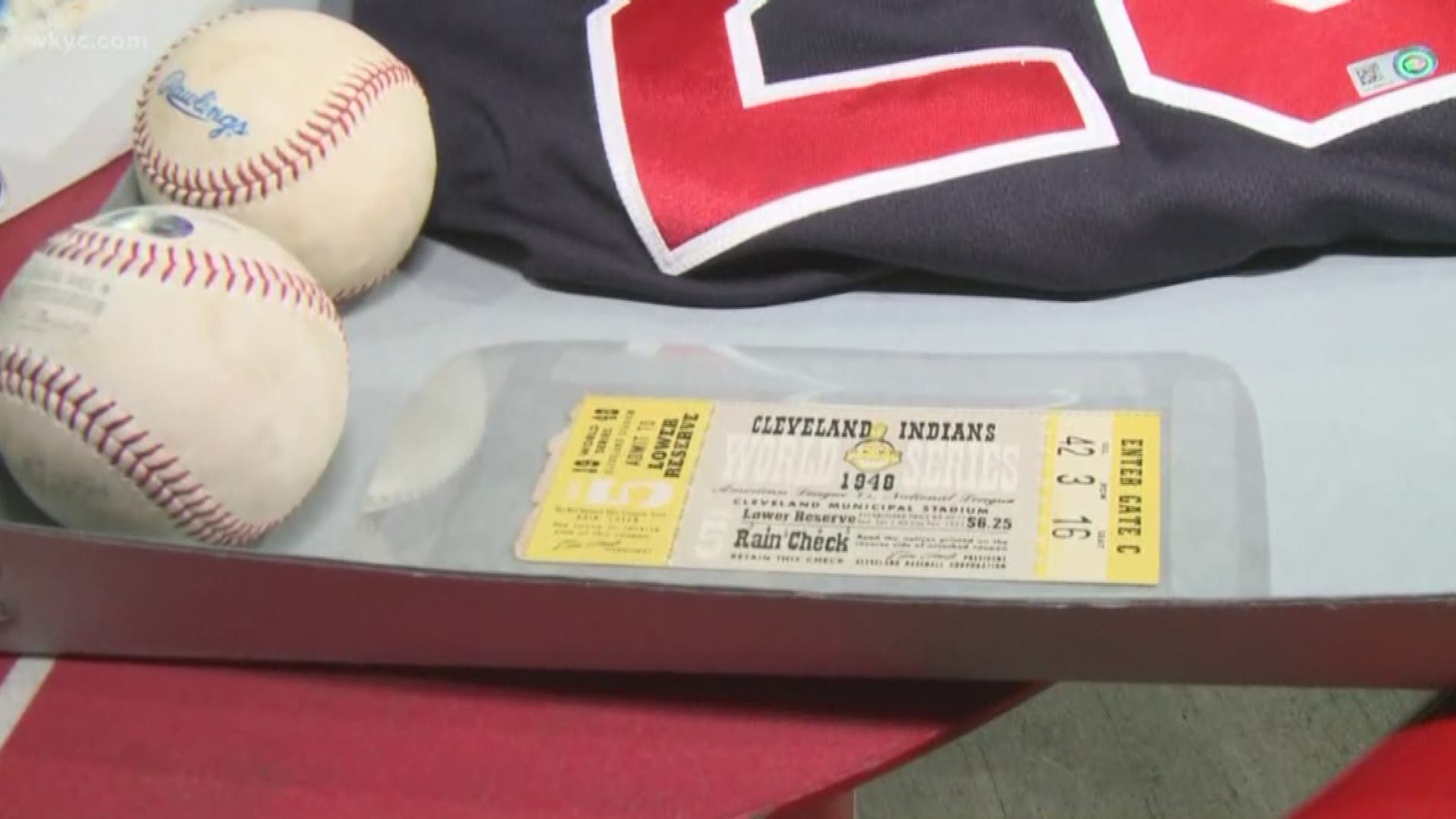 Oct. 8, 2018: We take a close look at some important items from Cleveland Indians history -- including a ticket from the 1948 World Series.