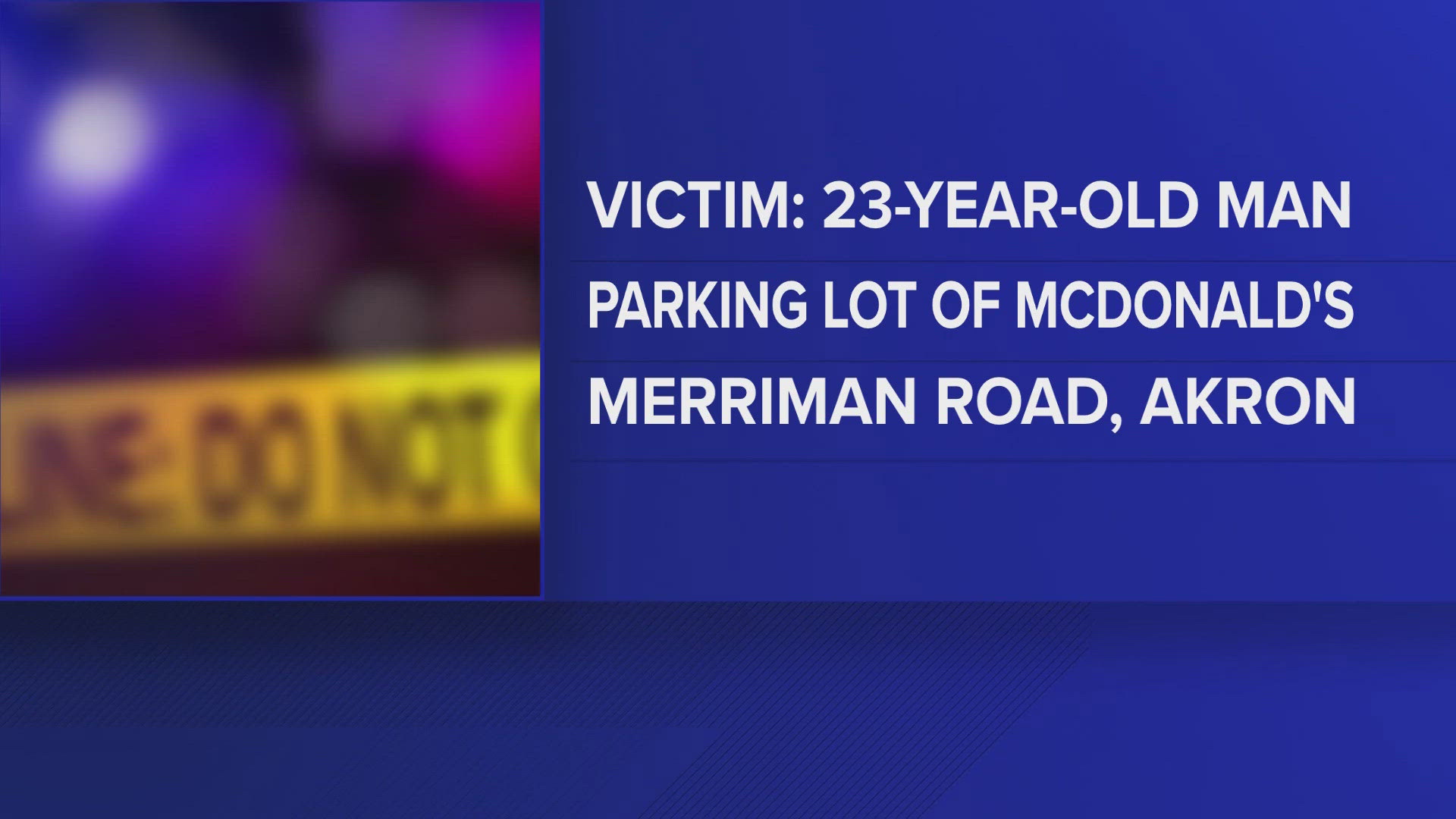 23-year-old Diamond Fisk was pronounced dead at a hospital after being found with multiple gunshot wounds in a McDonald's parking lot early Sunday morning.