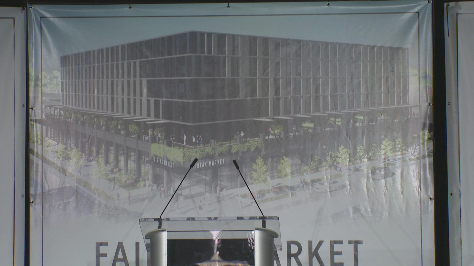 Ground was broken on Tuesday for a new grocery market and apartment complex in the Fairfax neighborhood of Cleveland. It could open by 2023.