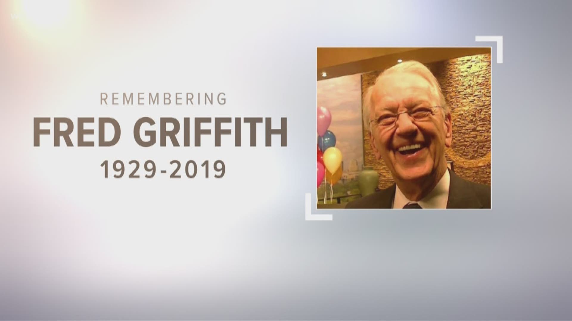 Griffith spent more than 50 years on Cleveland's airwaves, including 12 here at WKYC.