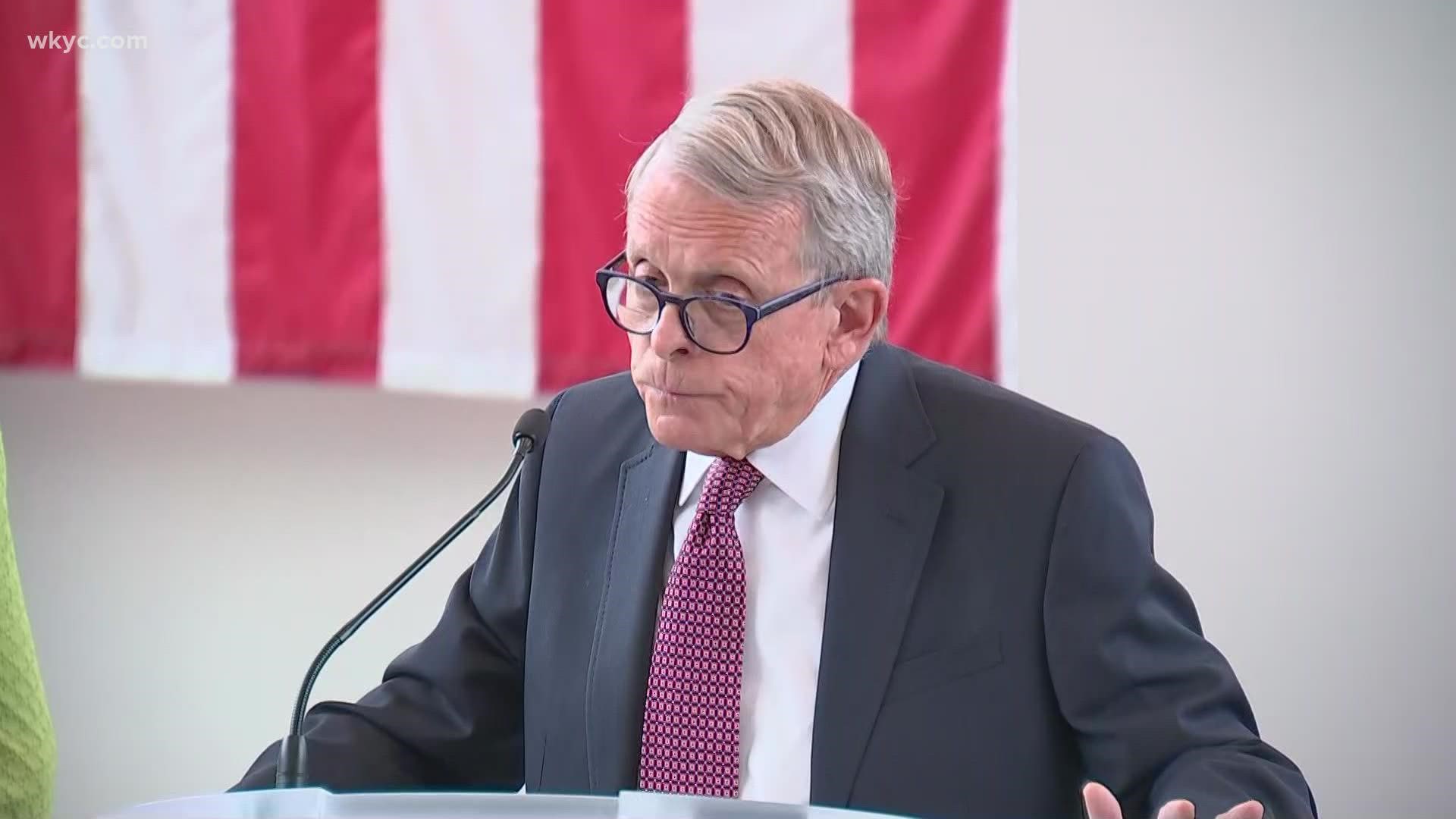 Gov. DeWine says the state has been allotted 347,000 doses in the first week once ages 5-11 are approved to get the COVID vaccine.
