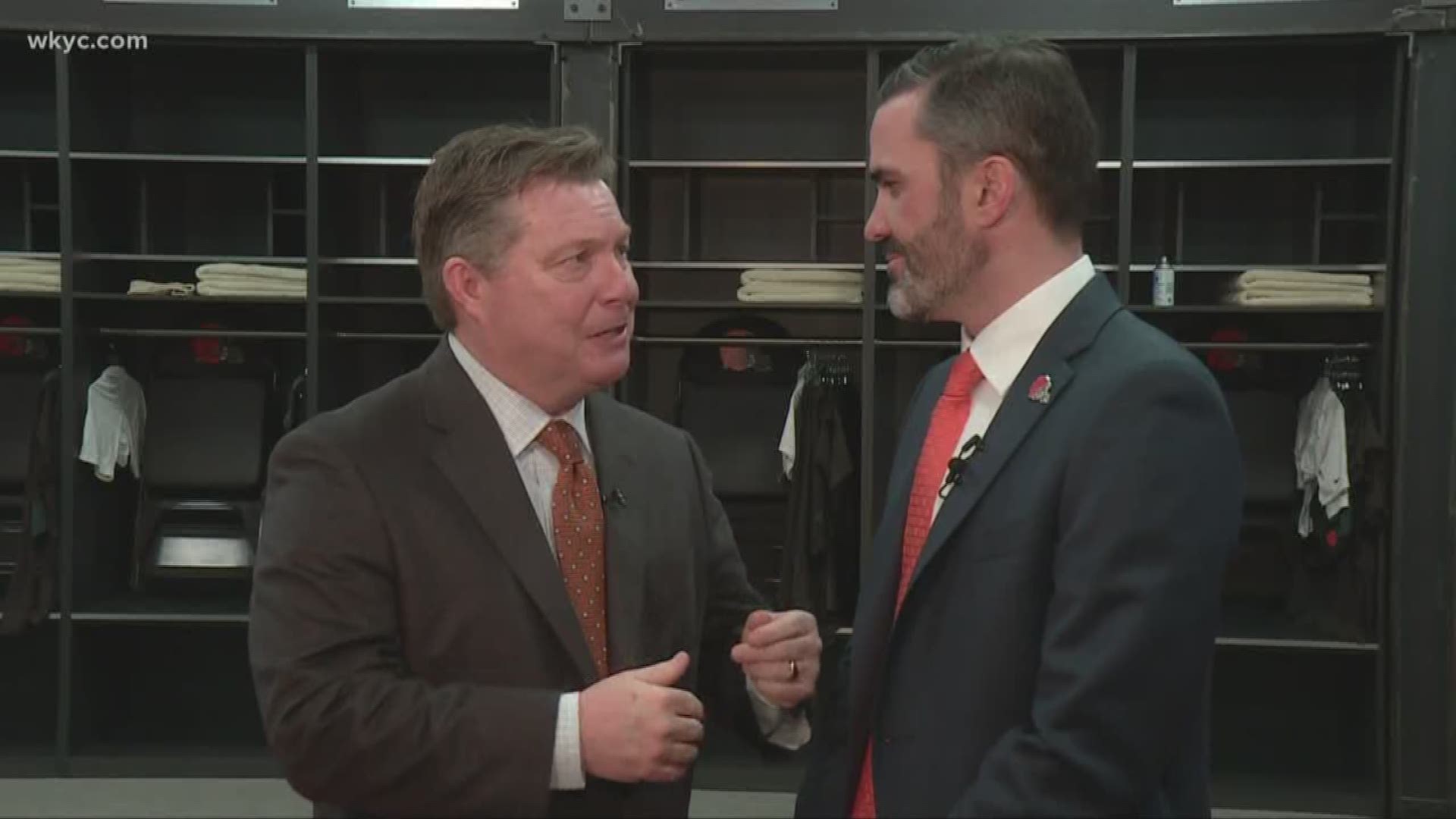 The Cleveland Browns officially introduced Kevin Stefanski as head coach Tuesday. Jim Donovan sat down with Stefanski to hear his thoughts on the upcoming season.