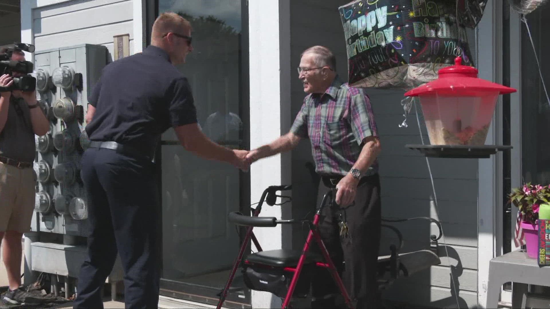 Today's Show Us Something Good comes from Brunswick, where WWII vetern Joseph Taylor Jr. had a special drive-by celebration to mark his 99th birthday.