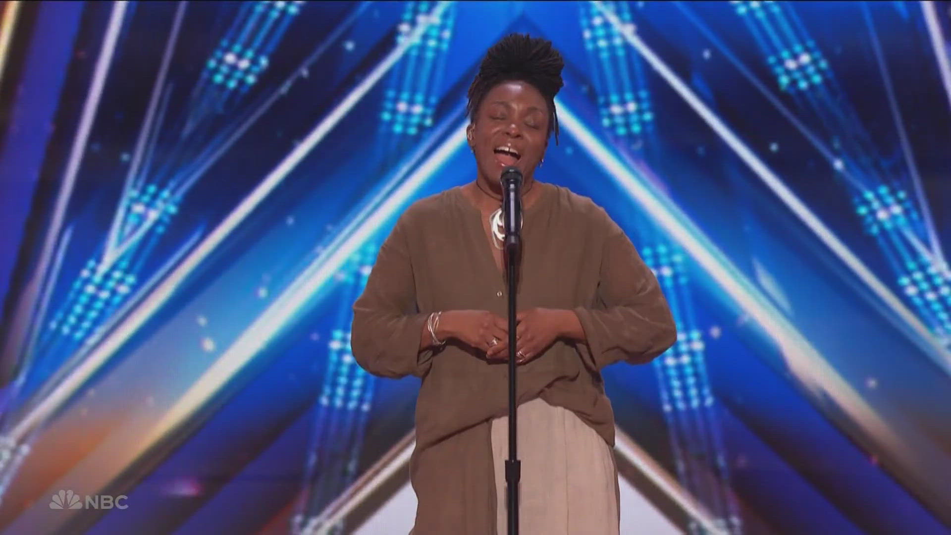 Garfield Heights Charity Lockhart native earned a Golden Buzzer after a dramatic audition moment on NBC's "America's Got Talent."