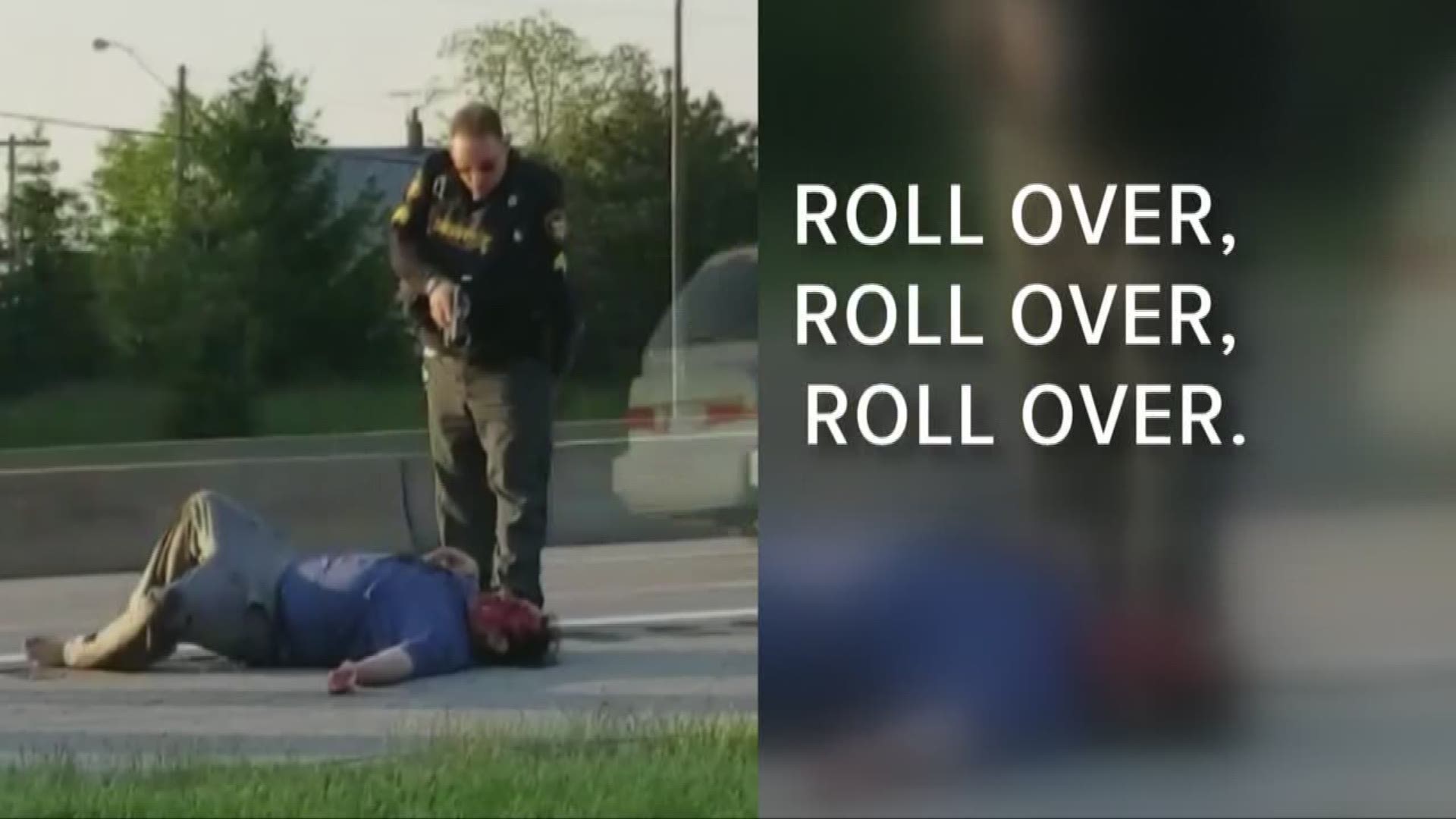 Video: Moments before Cuyahoga County Sheriff's Deputy opens fire along I-90