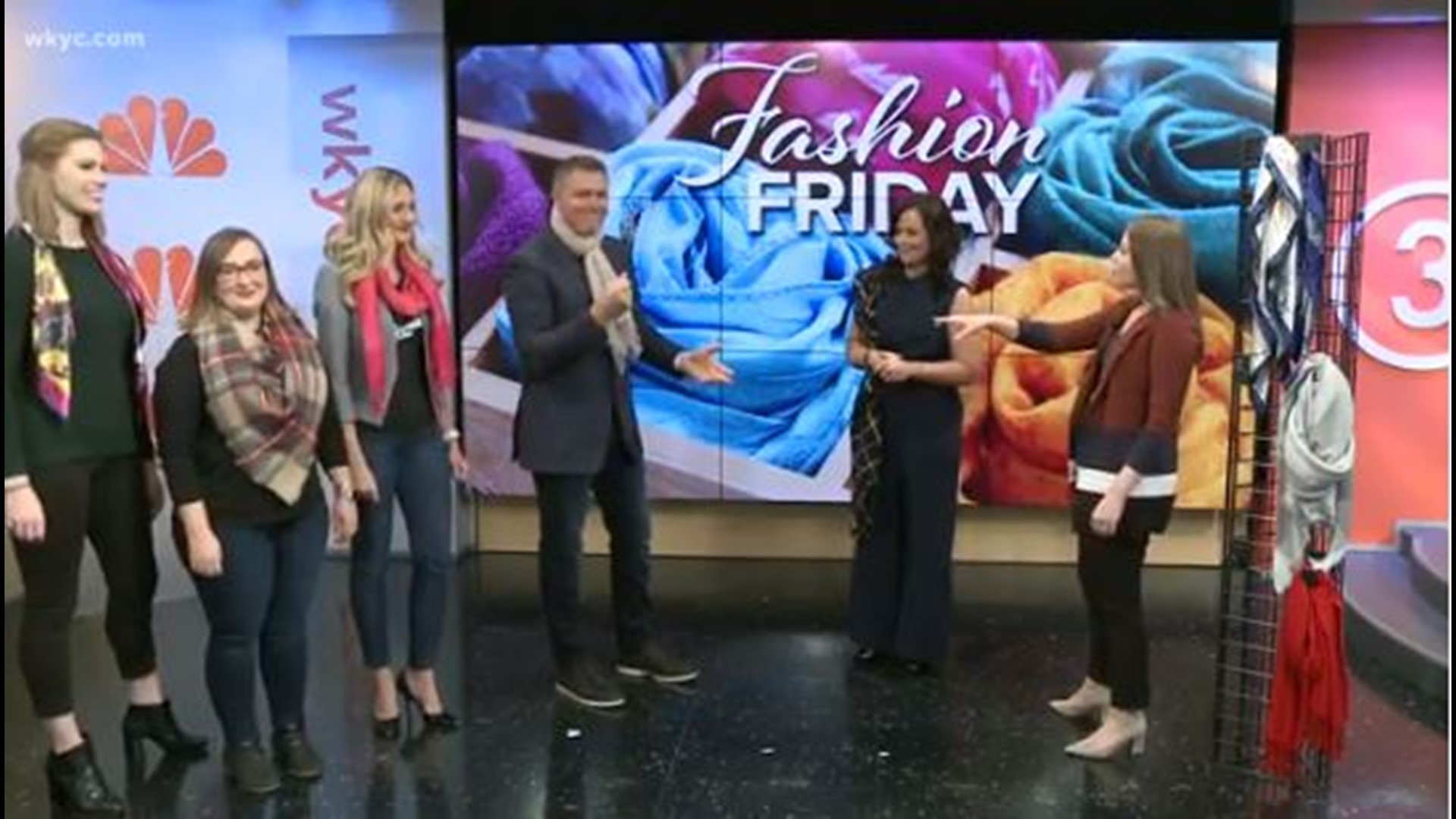 Megan Moran with The Style Foundry stops by the studio to show us three stylish ways to wear scarves on Lunch Break with Jay Crawford.