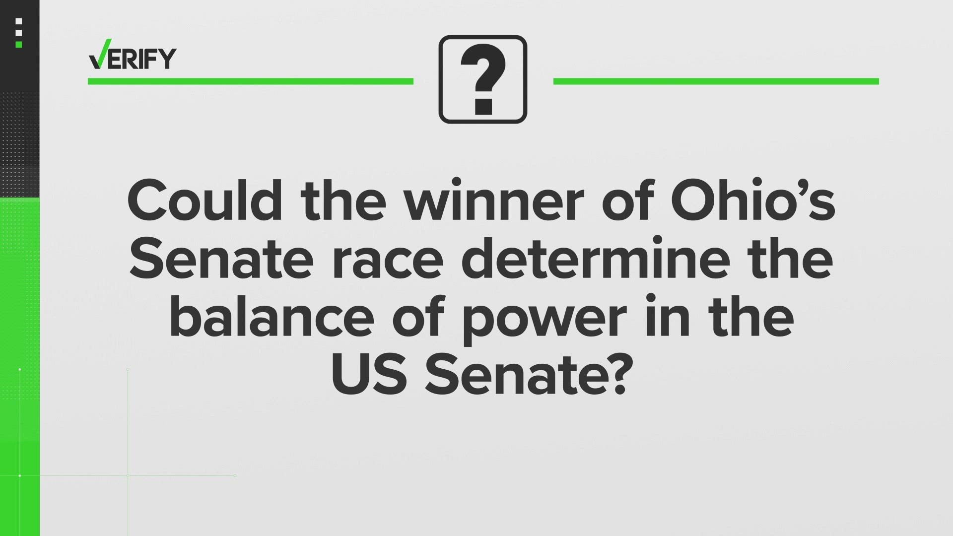 Ohio’s Senate race is considered one of the three most competitive Senate races in the country.