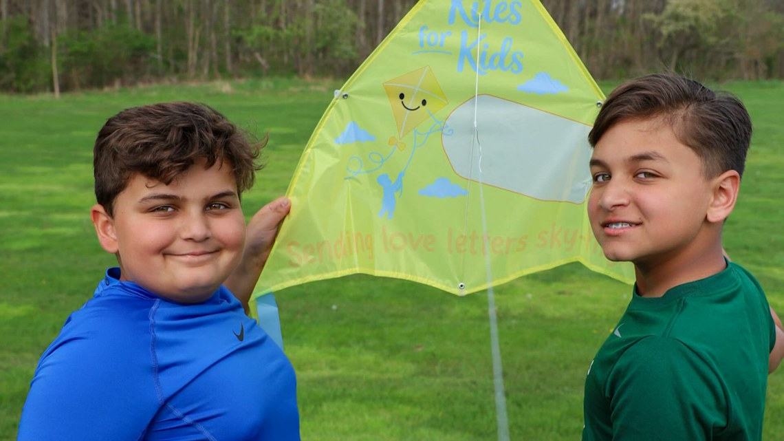 'Even if they're gone, they're always there': Akron brothers turn grief into kite foundation to help other kids cope with loss