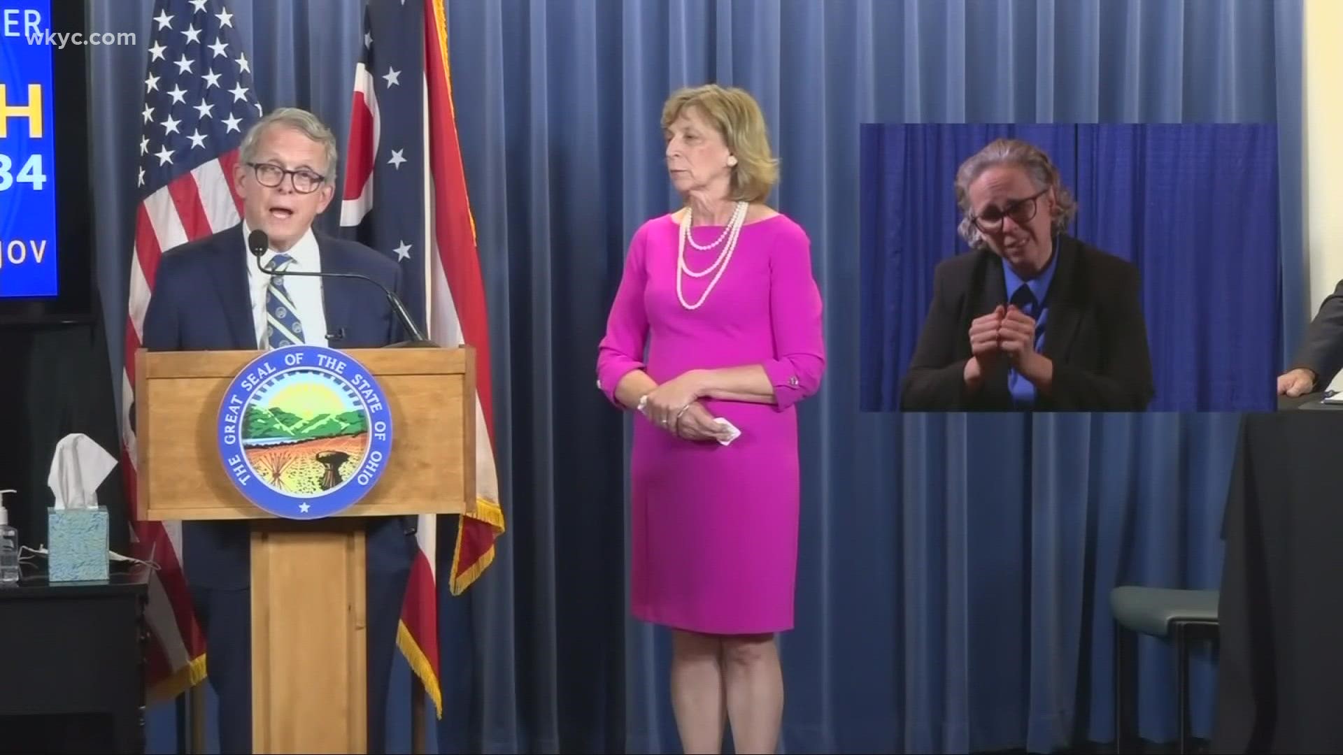 Gov. DeWine and his wife Fran were exposed to COVID earlier this week. They have both tested negative.