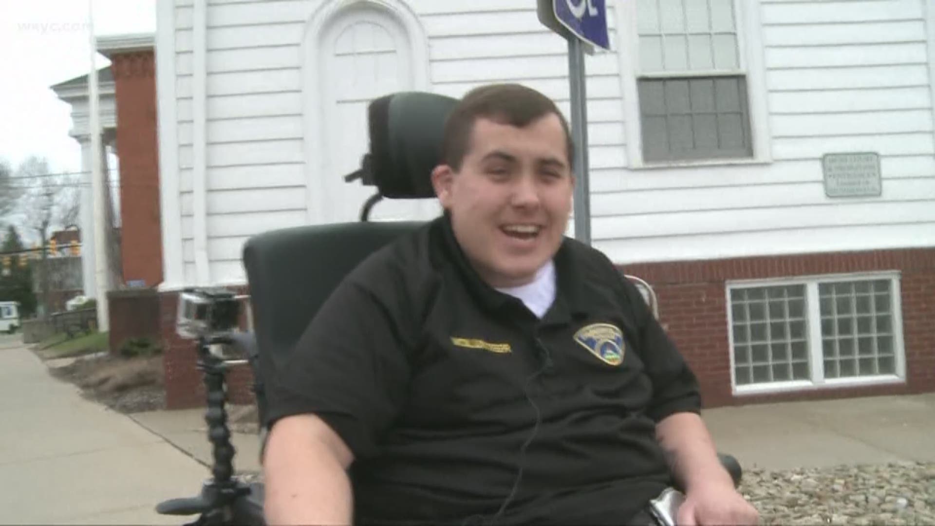 April 12, 2019: When Brandon Carlisle lost his ability to walk he never lost his dream to be an officer. See how he is giving back and providing inspiration to the Painesville Police Department.