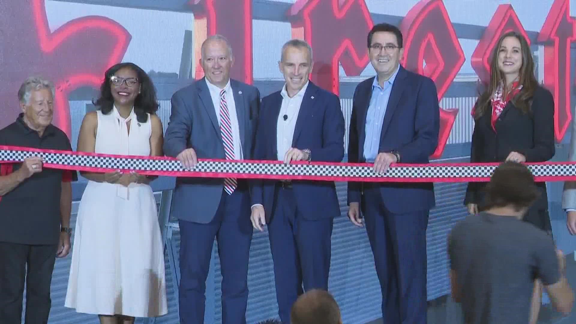 Bridgestone and city of Akron officials gathered for the grand opening of the Bridgestone Advanced Tire Production Center.