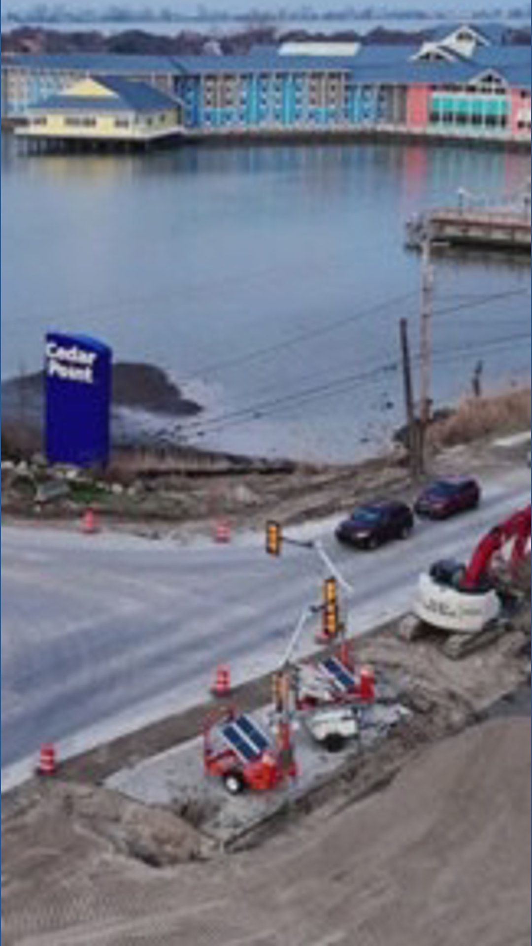 Cedar Point Drive road closure to begin amid roundabout construction at ...