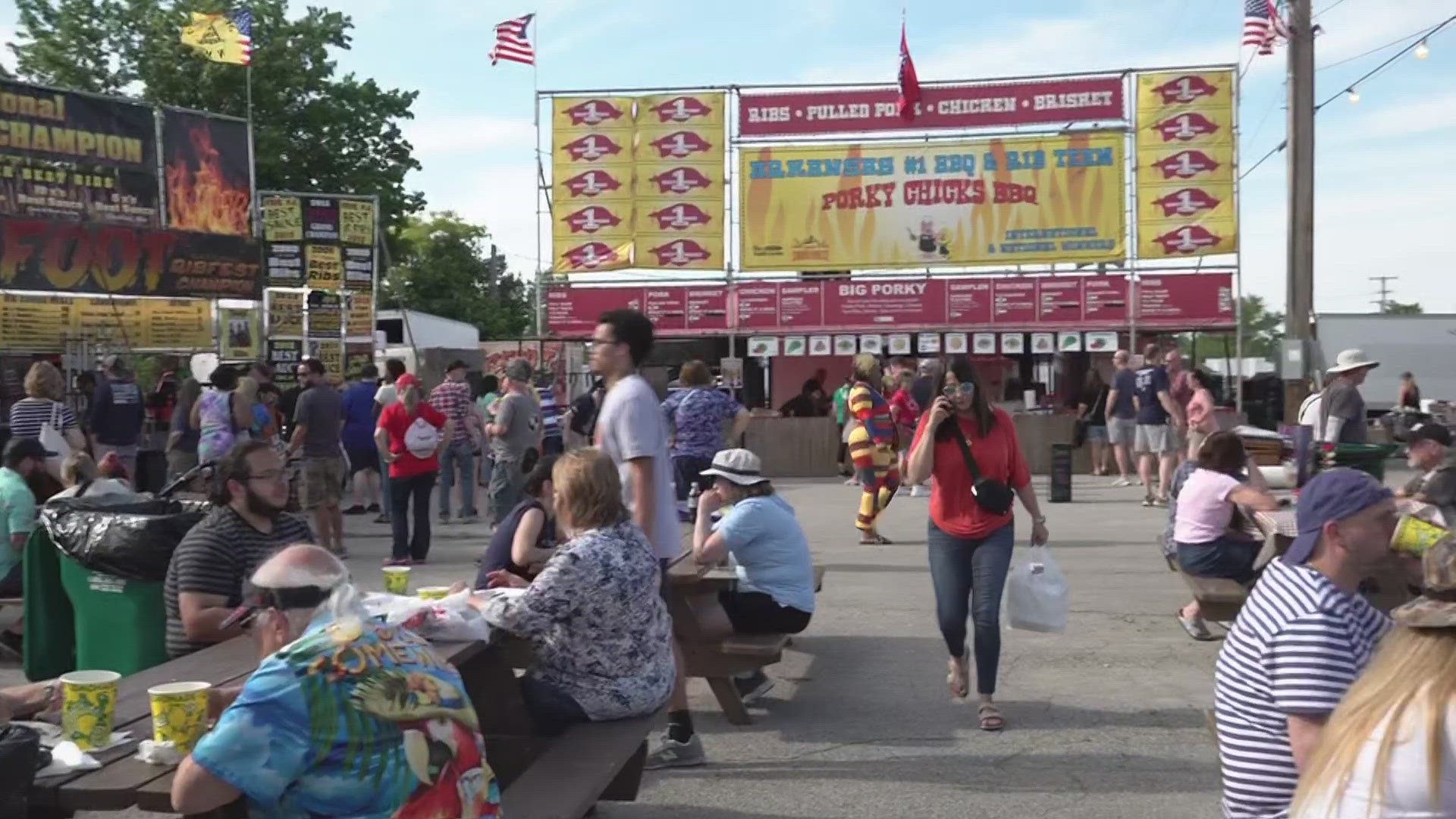 The Berea National Rib Cook-Off & Beer Fest is taking place at the Cuyahoga County Fairgrounds in Middleburg Heights during Memorial Day weekend. Mike Polk Jr. heade