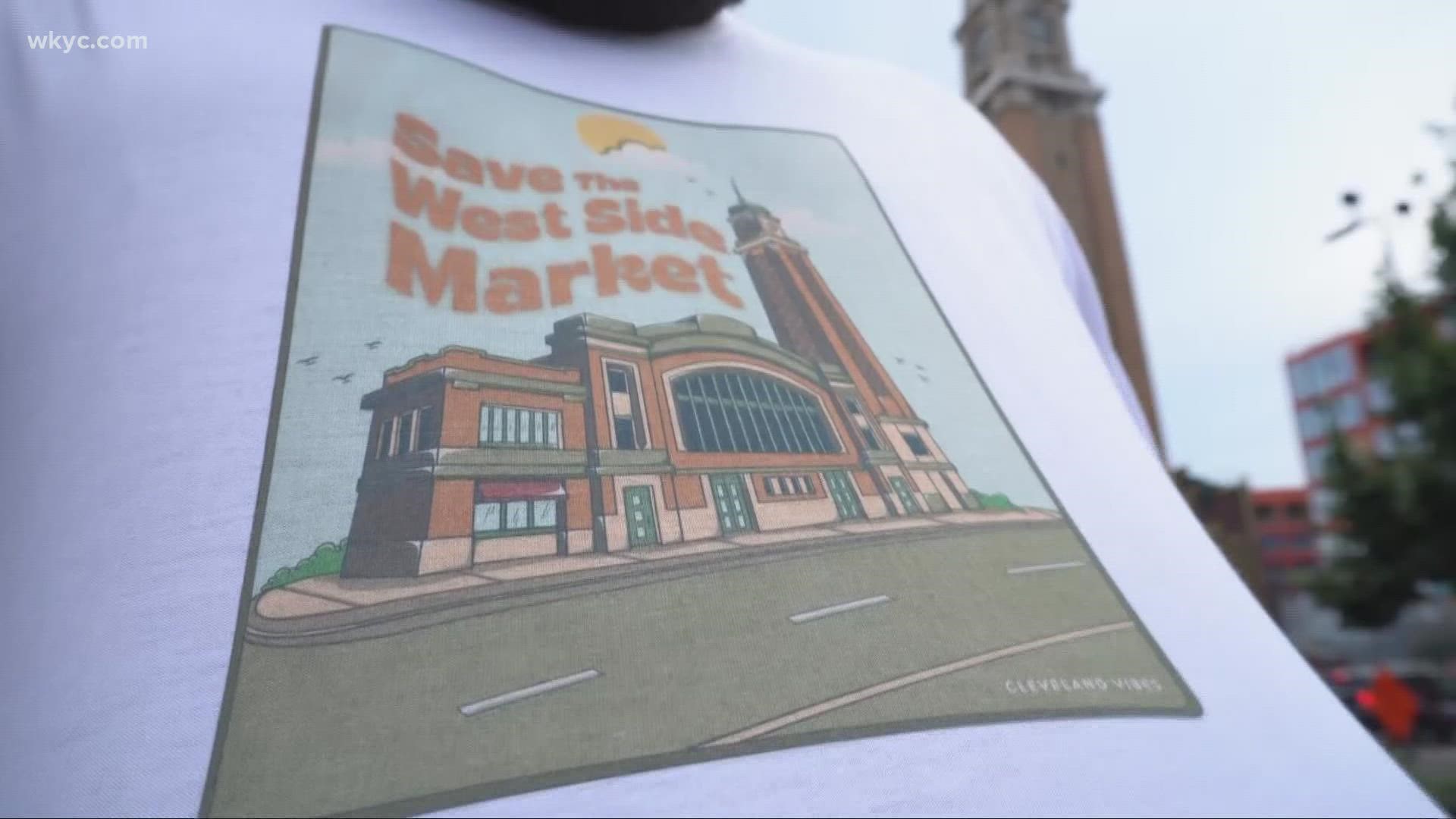 With ongoing issues at the iconic West Side Market, the Cleveland Vibes company is now selling T-shirts to raise money for the legendary location.