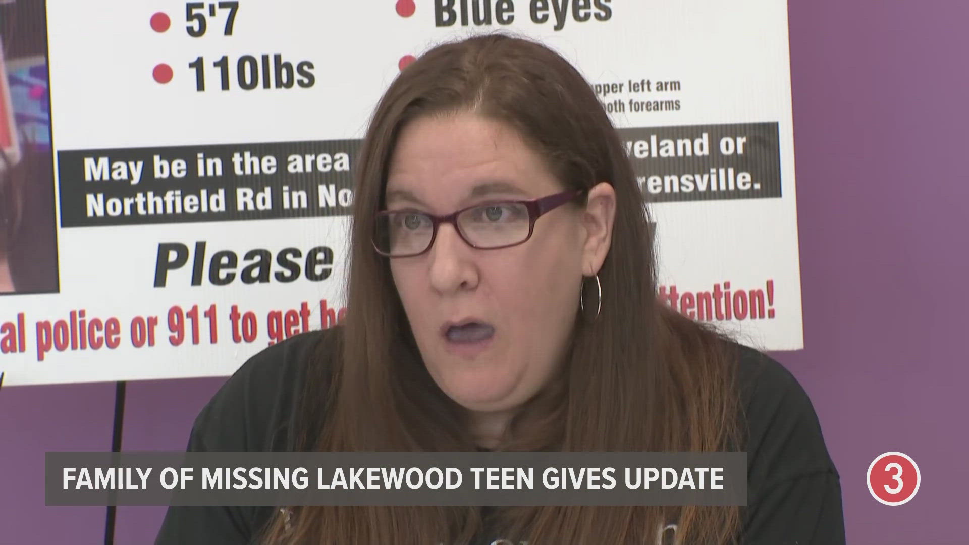 The family of missing Lakewood teen Madison Rich spoke at Wednesday's press conference.