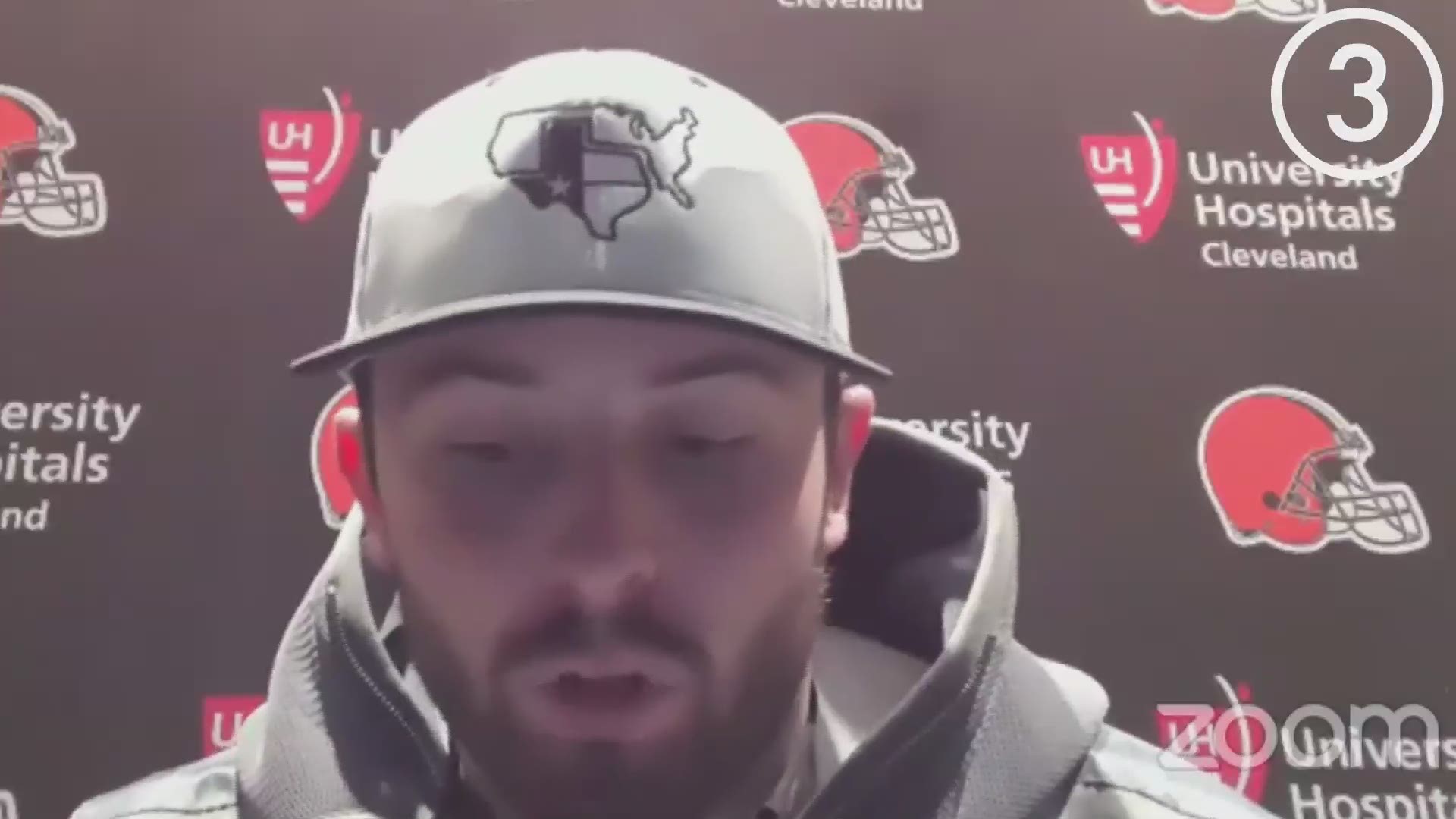 Cleveland Browns quarterback Baker Mayfield referenced Ron Swanson of 'Parks and Rec' following his team's win over the Jacksonville Jaguars on Sunday.