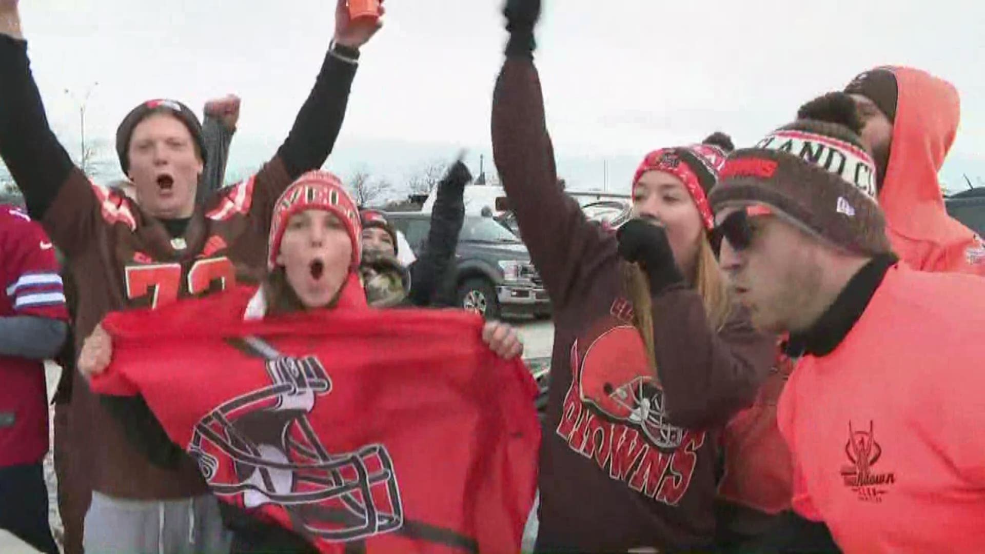 Tailgaters were rowdy as ever prior to Sunday's game against the Buffalo Bi