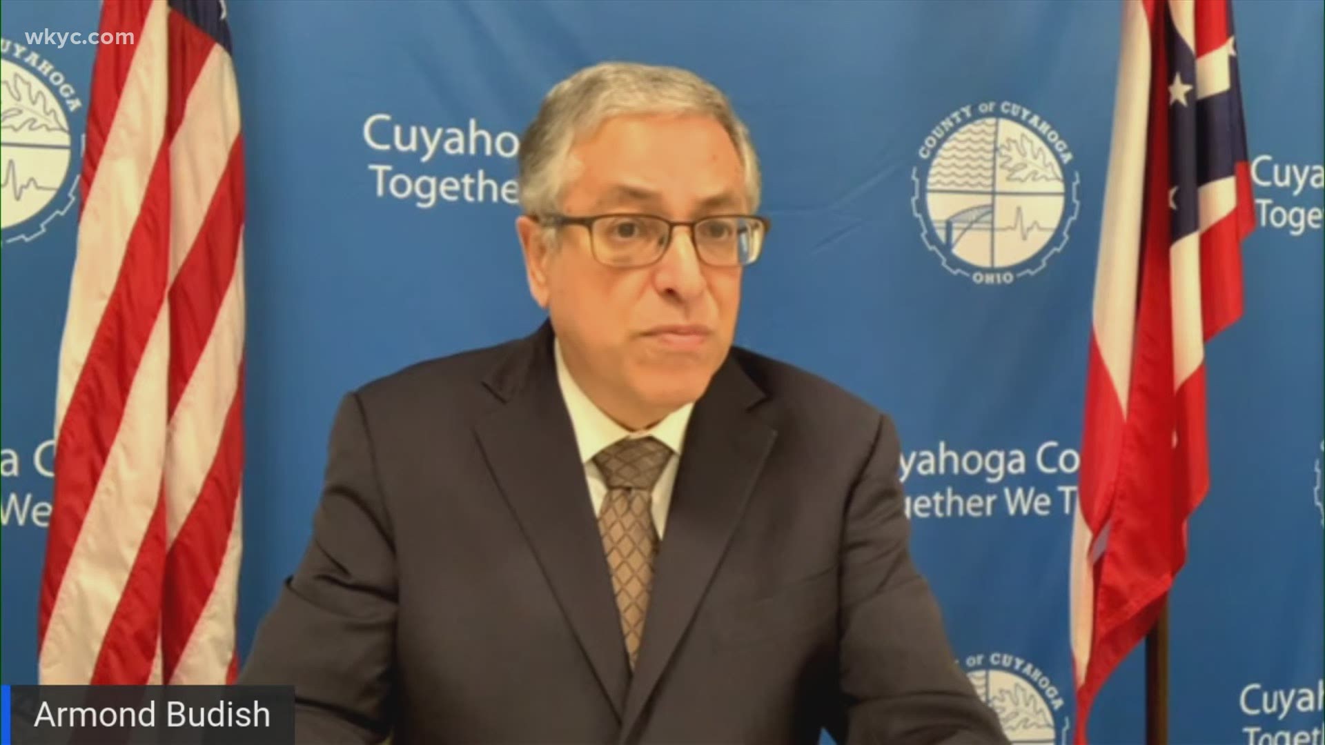 Budish addressed the move by the General Assembly during a COVID-19 briefing on Friday. Cuyahoga County Health Commissioner Terry Allan also spoke.