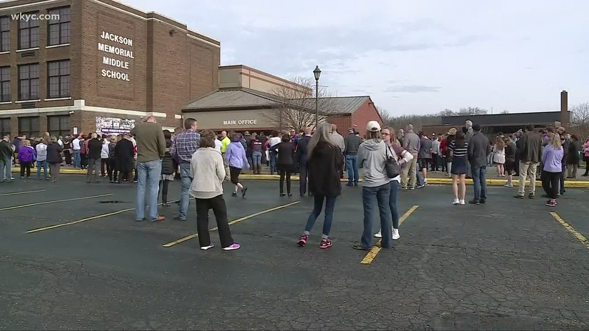 Parents at Jackson Middle School waited hours for children to be released